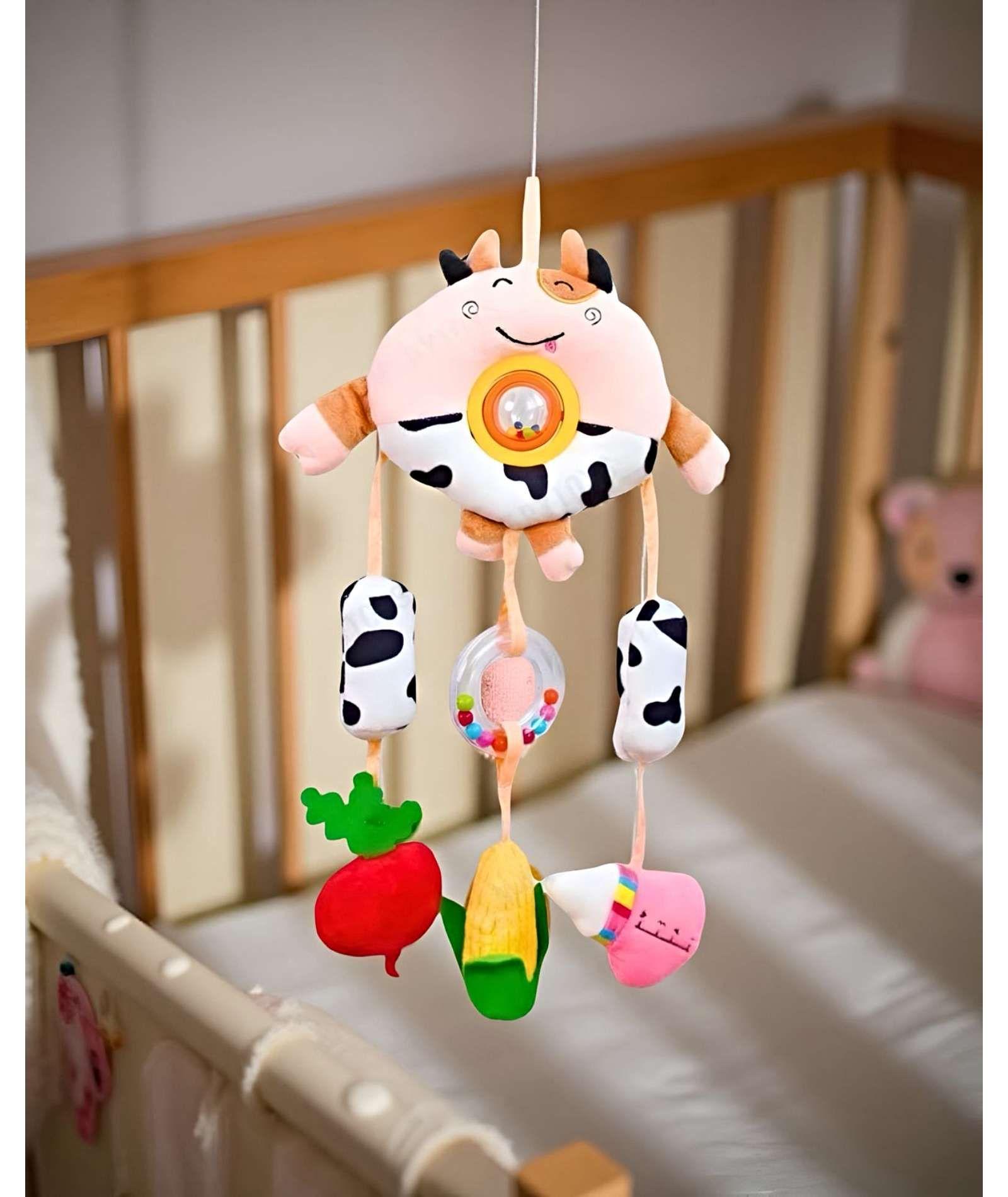 Juguete móvil de coche para bebé colgante diseño vaca-3