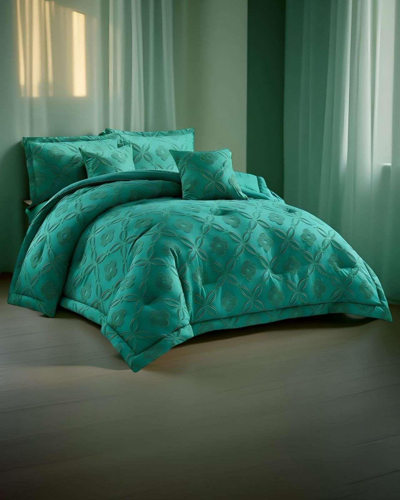 Quilt Decorativo Plaza y Media Cubrecama de Verano con Diseño Exclusivo 03-0