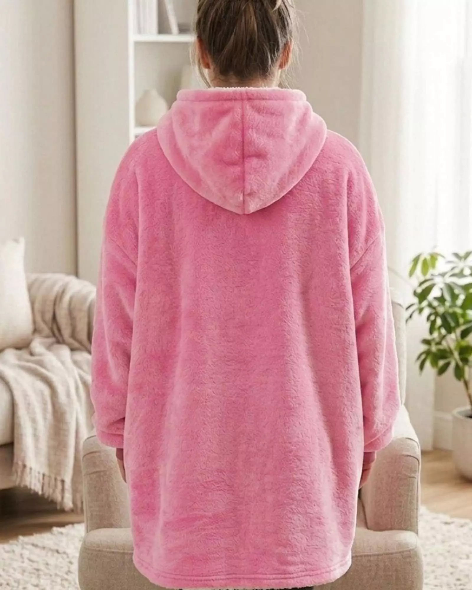 Polerón Gigante Hoodie Fleece con Chiporro Extra Suave y Térmico01-2