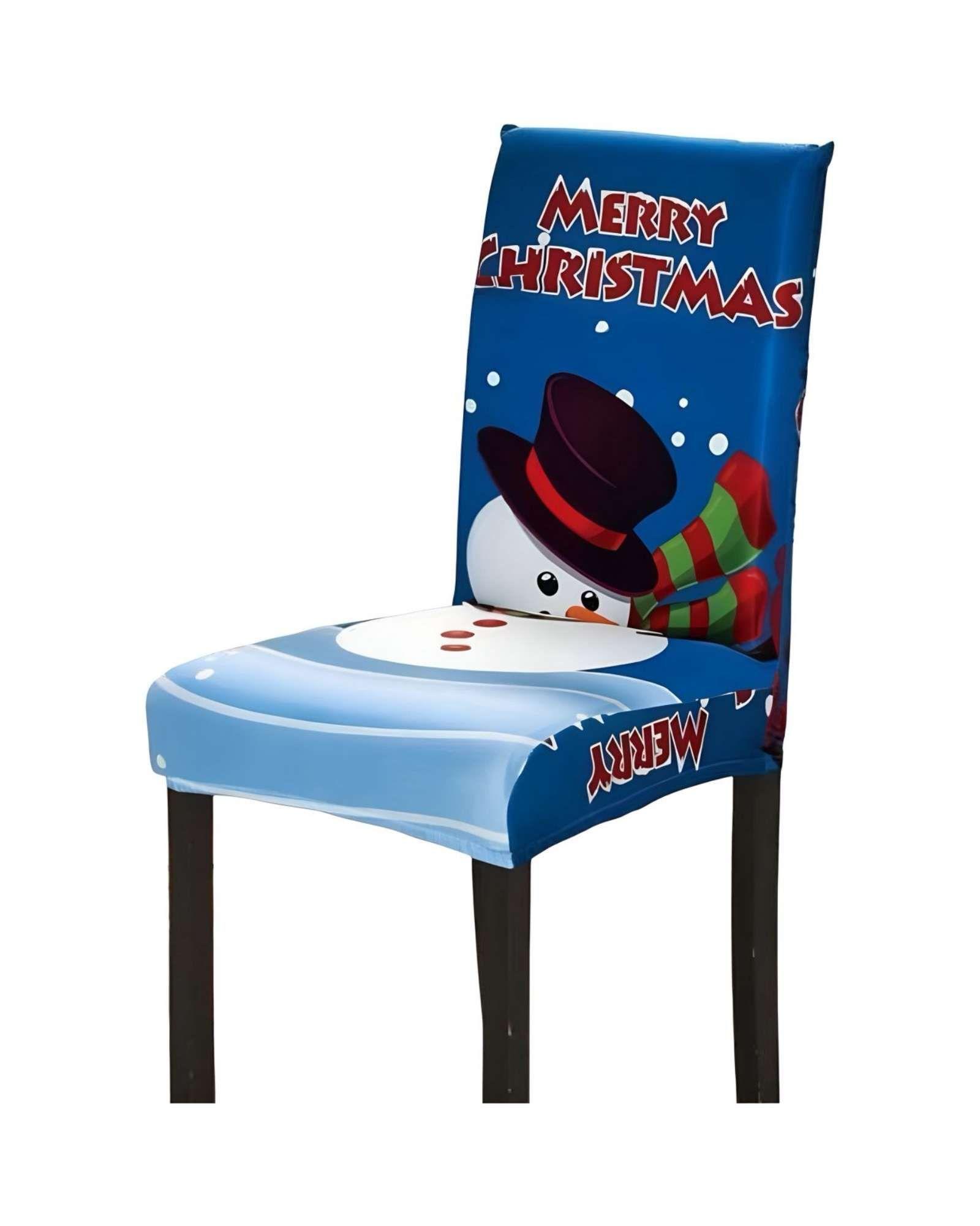 SET DE 6 FUNDAS PARA SILLAS DISEÑO NAVIDAD R11-3