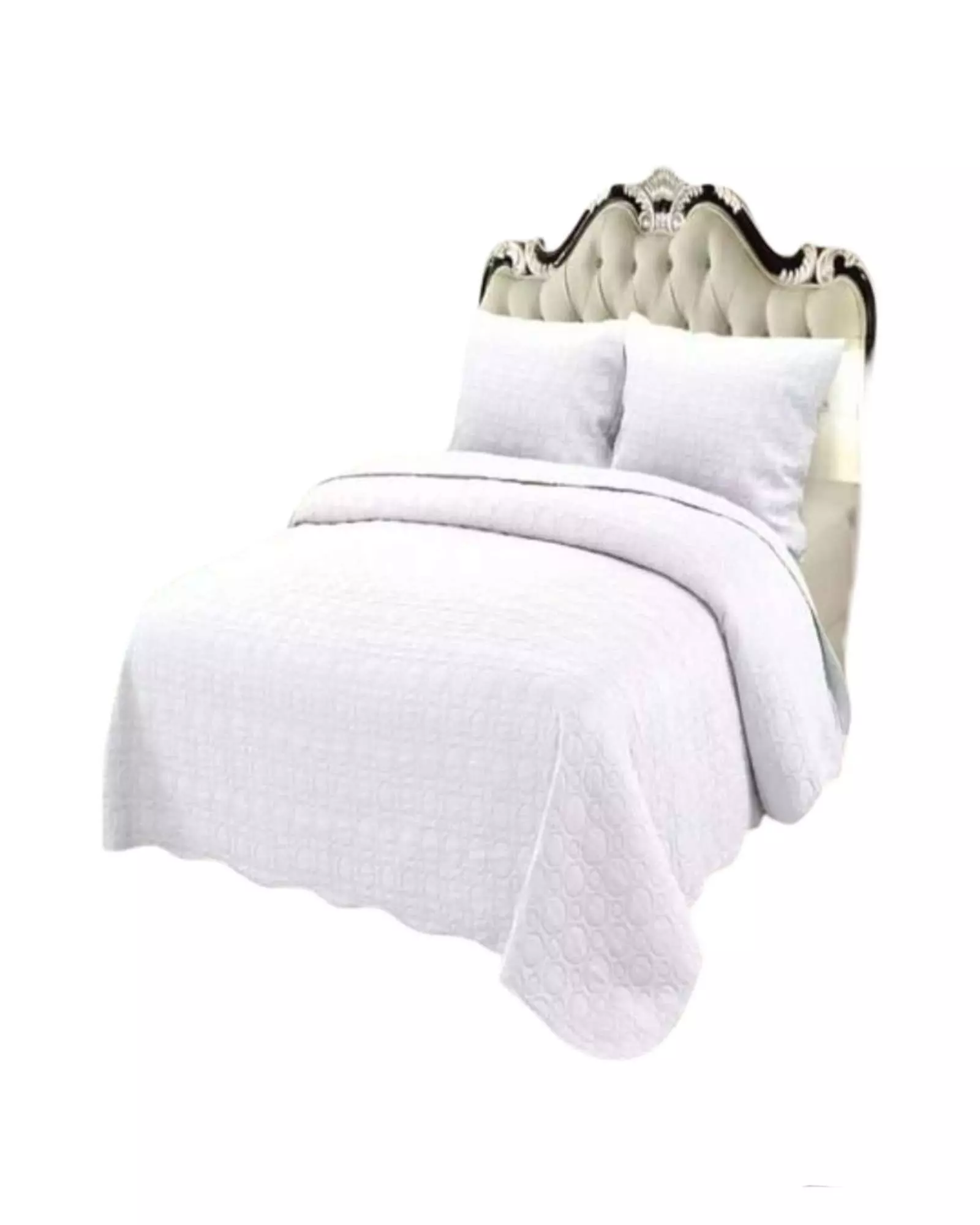 SABANA CON CUBRECAMA DE VERANO KING + 2 ALMOHADAS s61-4