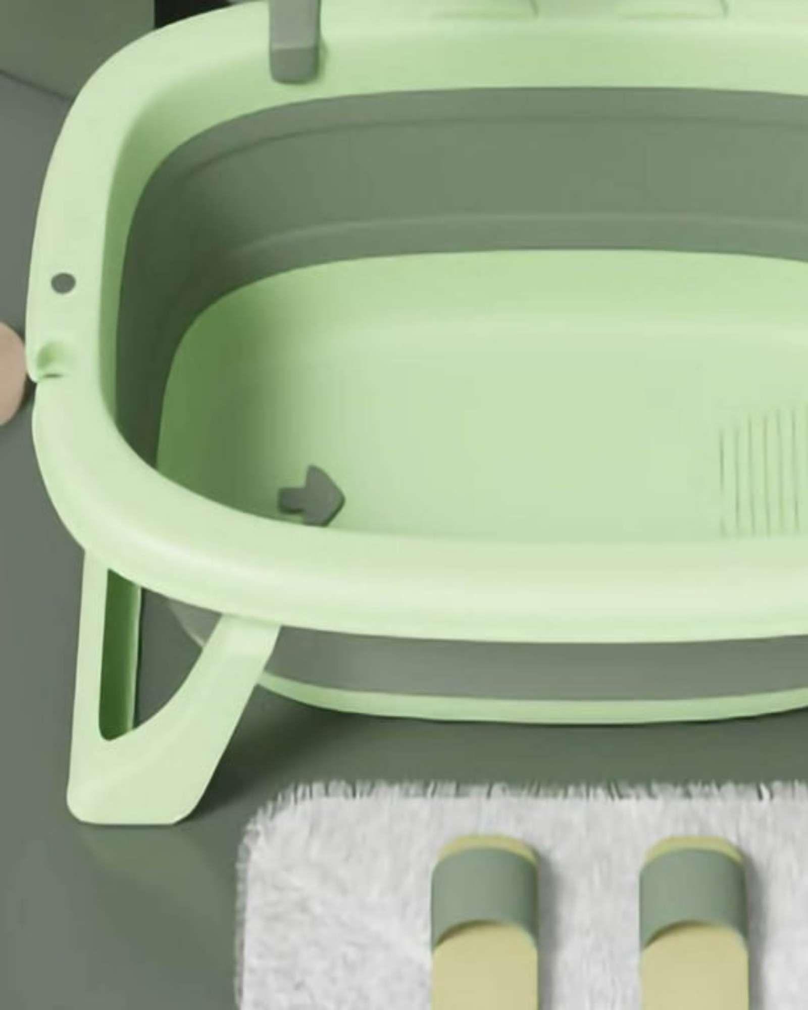 BAÑERA INFANTIL PLEGABLE CANGREJO VERDE-3