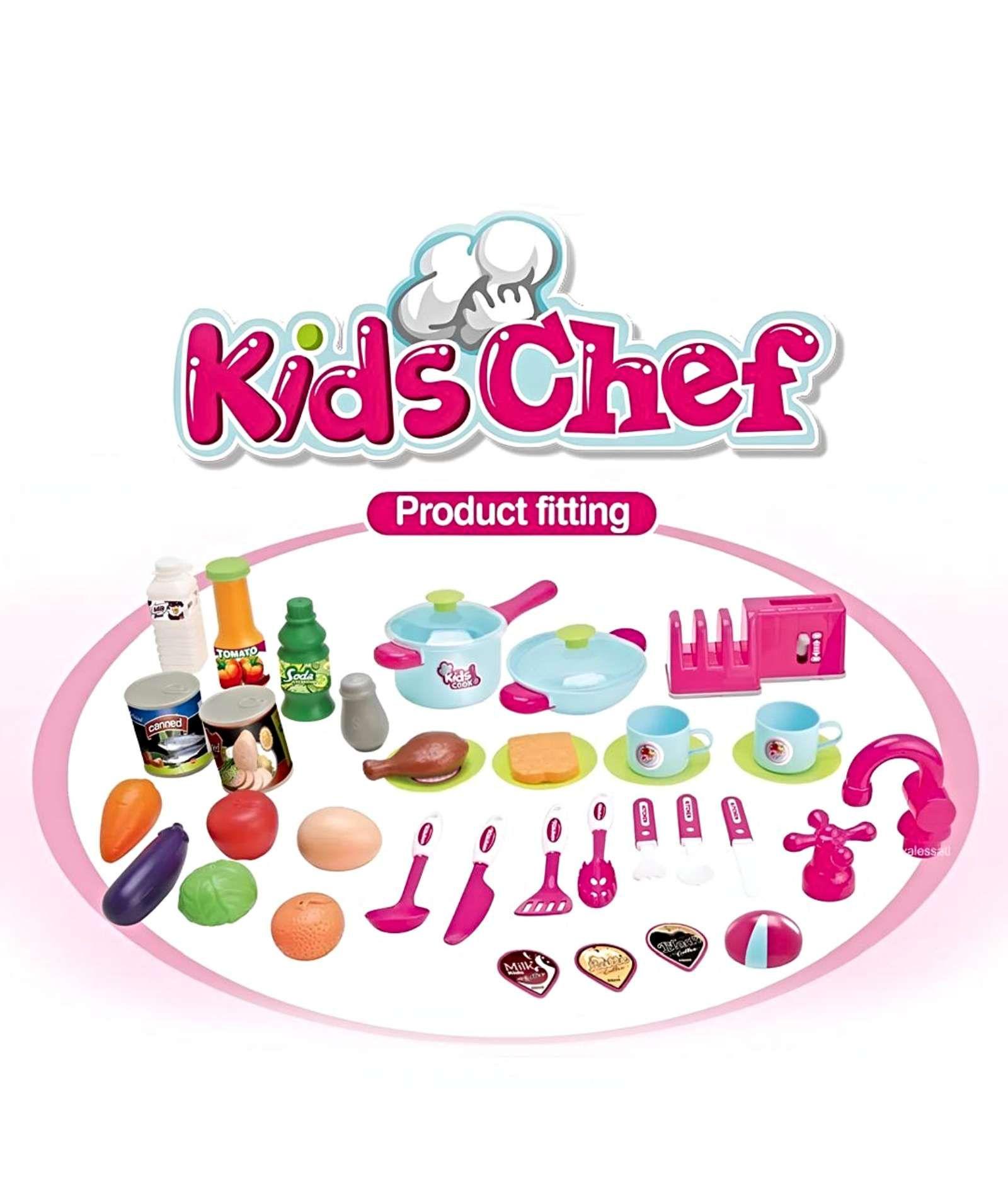 JUGUETE COCINA GRANDE NIÑA ROSADA-4