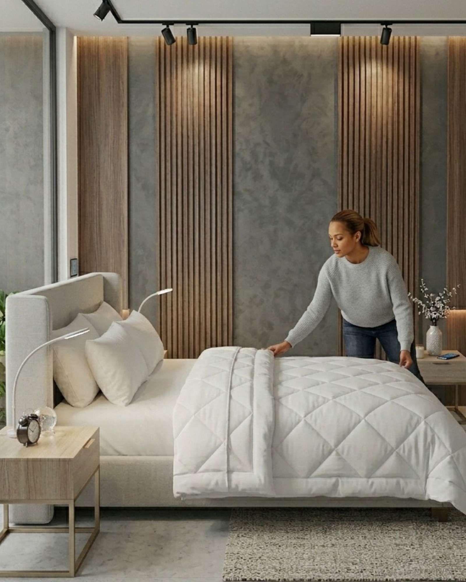 SET SÁBANAS MAS PLUMÓN NORDICO MAS 2 ALMOHADAS 2 PLAZAS BLANCO 200CM X 230 CM-2