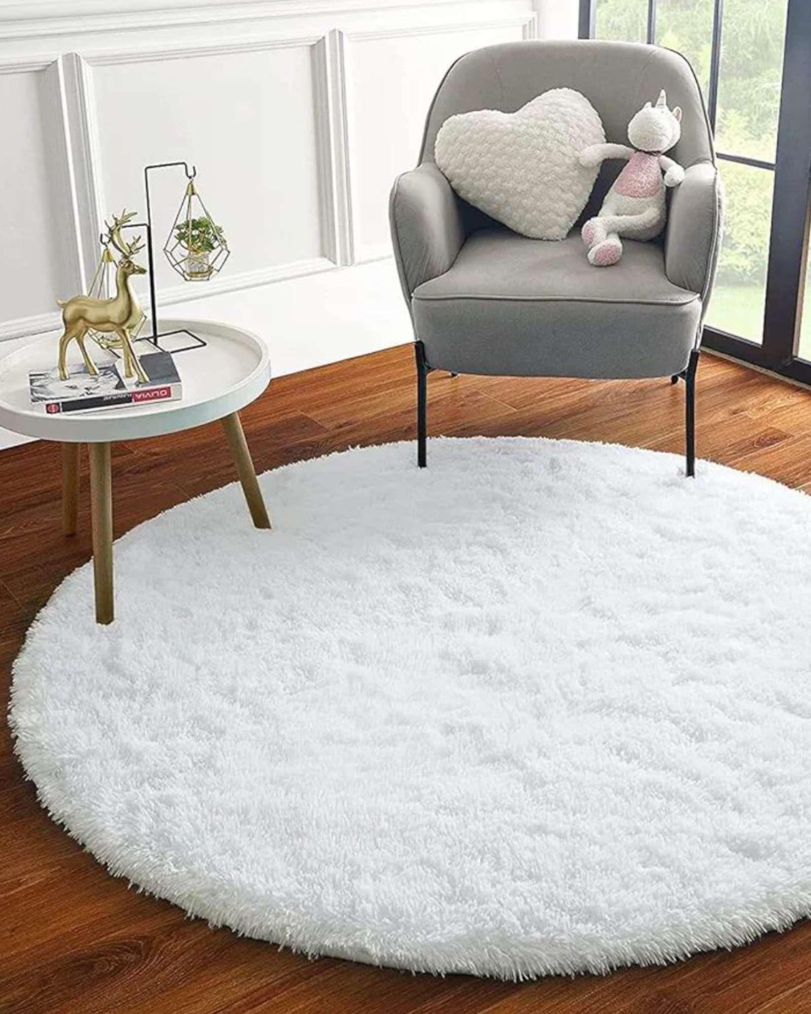 Alfombra Redonda 150 cm Textura Soft para Espacios Modernos 05-2