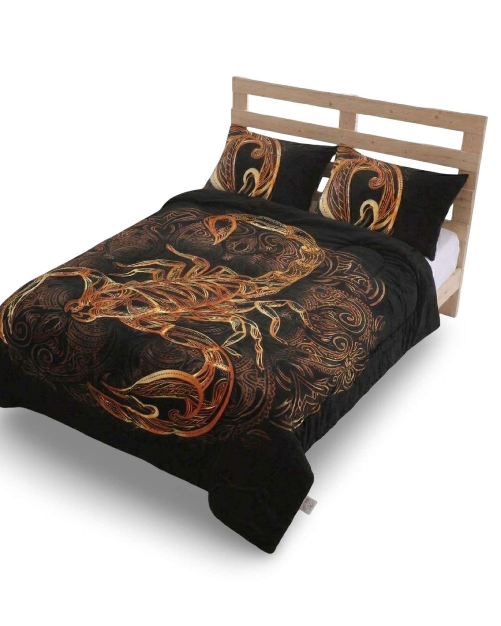 Juego de Cama Cubrecama Con Sherpa Quilting Premium 2 Plazas 09-4