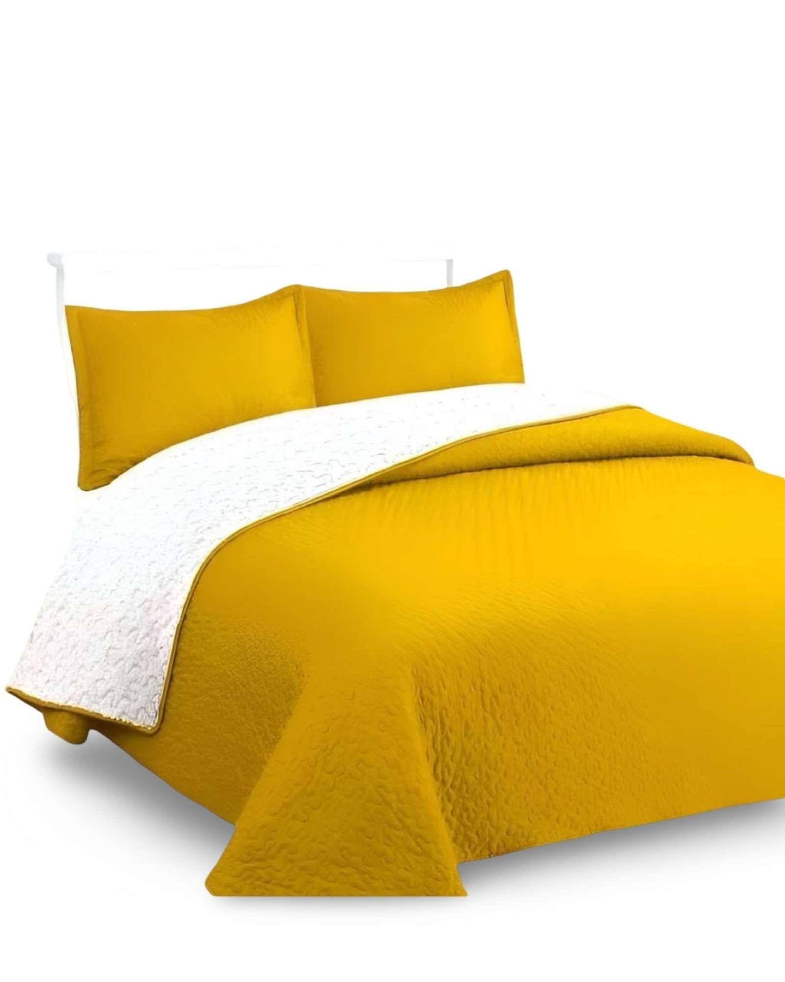 CUBRECAMA QUILT CON SHERPA 2 PLAZA 230 CM X 250 CM B23-4