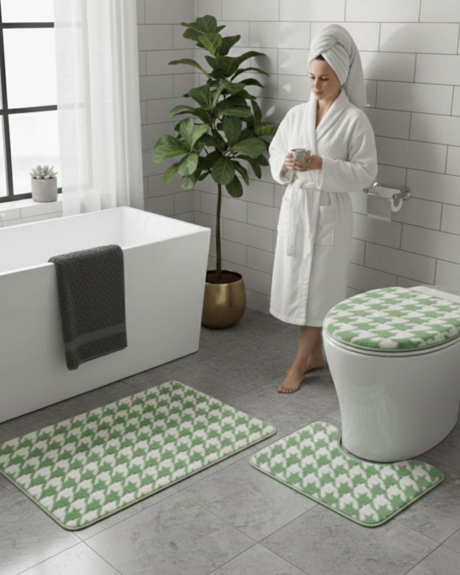 SET DE BAÑO 3 PIEZAS PREMIUM DISEÑOS EXCLUSIVOS Y TEXTURA ULTRA SUAVE A3-2