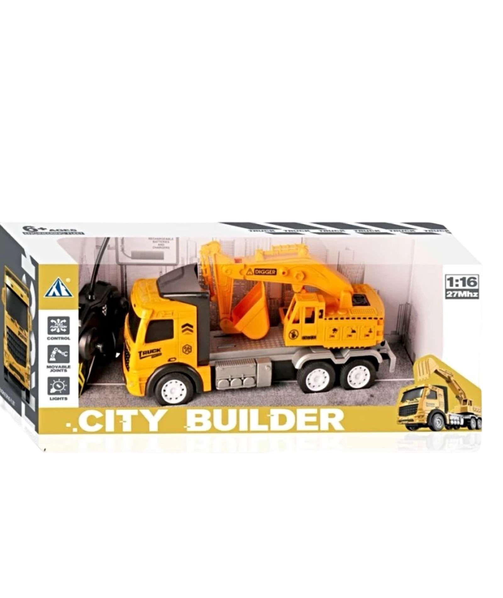 Excavadora recargable con control remoto-3