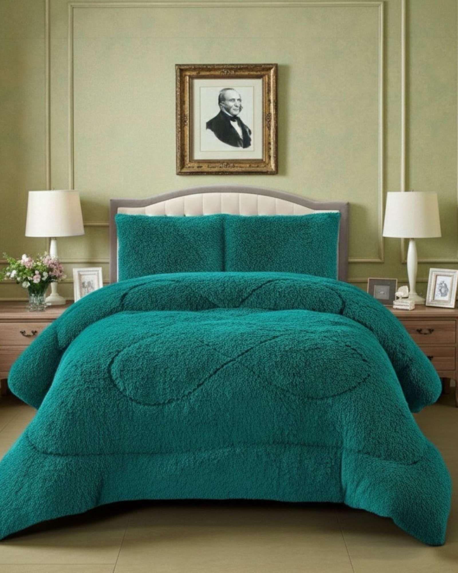 Cubrecama Otoño Invierno Chiporro Peludo Premium 2 Plazas  A66-2