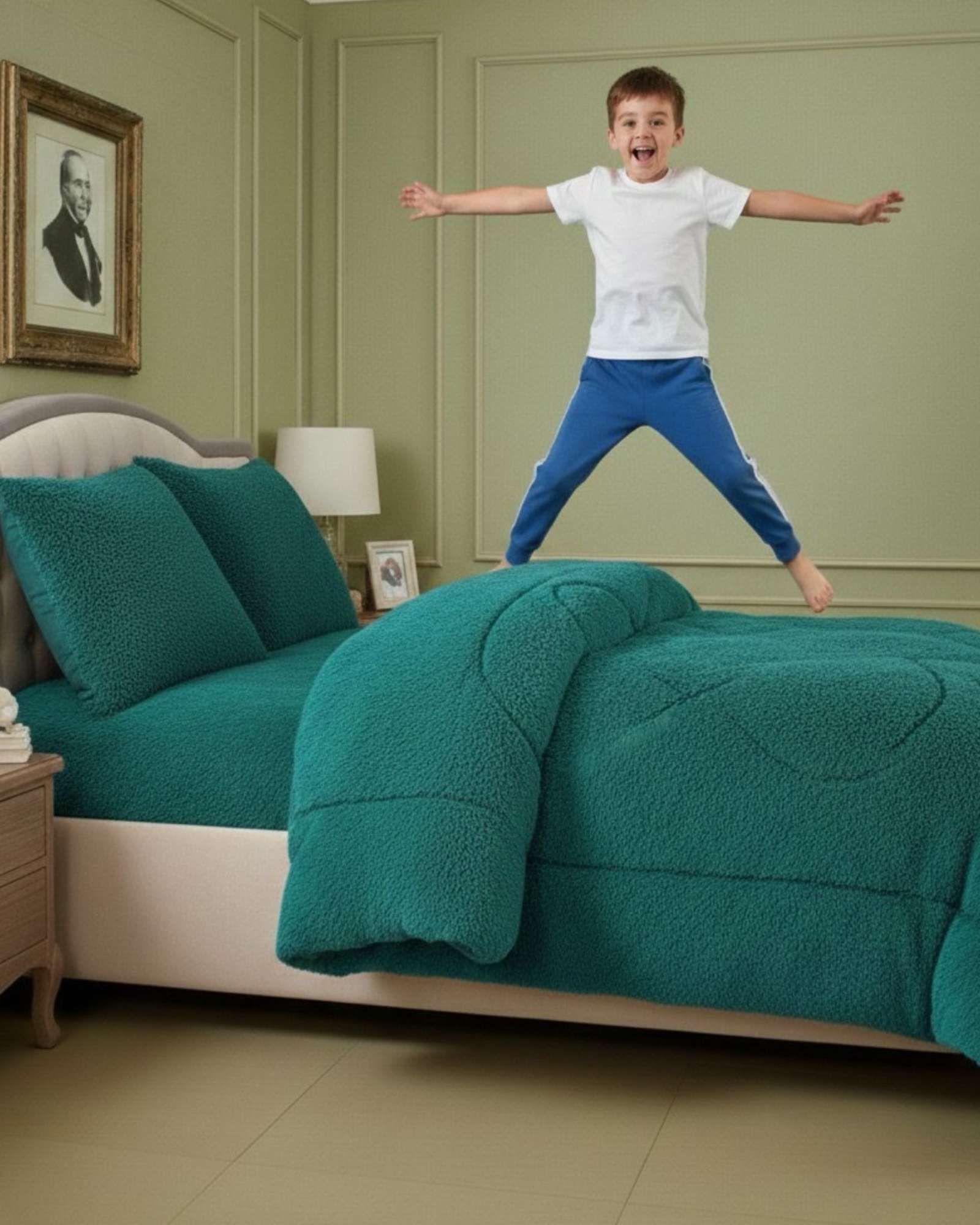 Cubrecama Otoño Invierno Chiporro Peludo Premium 2 Plazas  A66-4