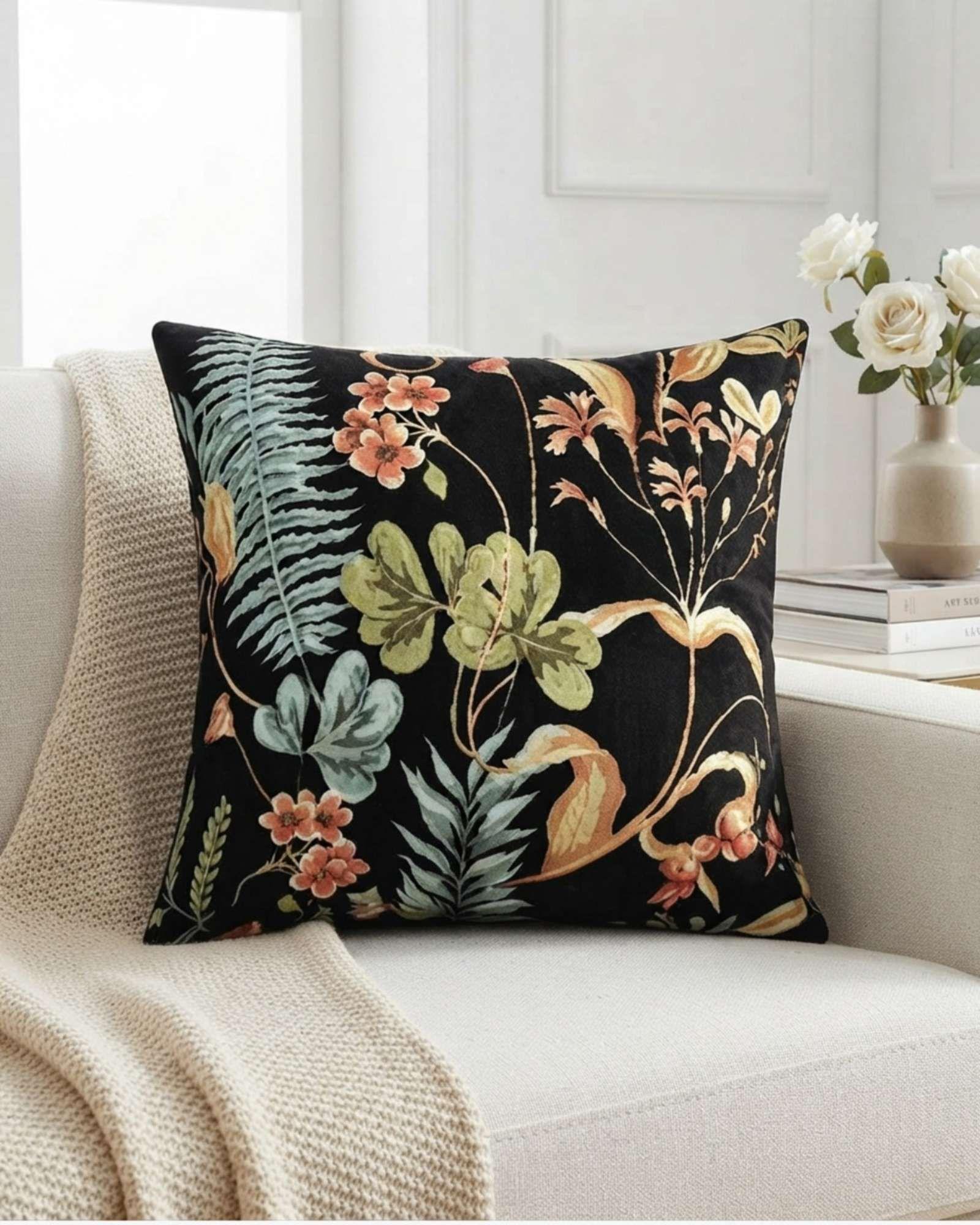 Pack de 6 Fundas Para Cojín Decorativos Botánicos.-3