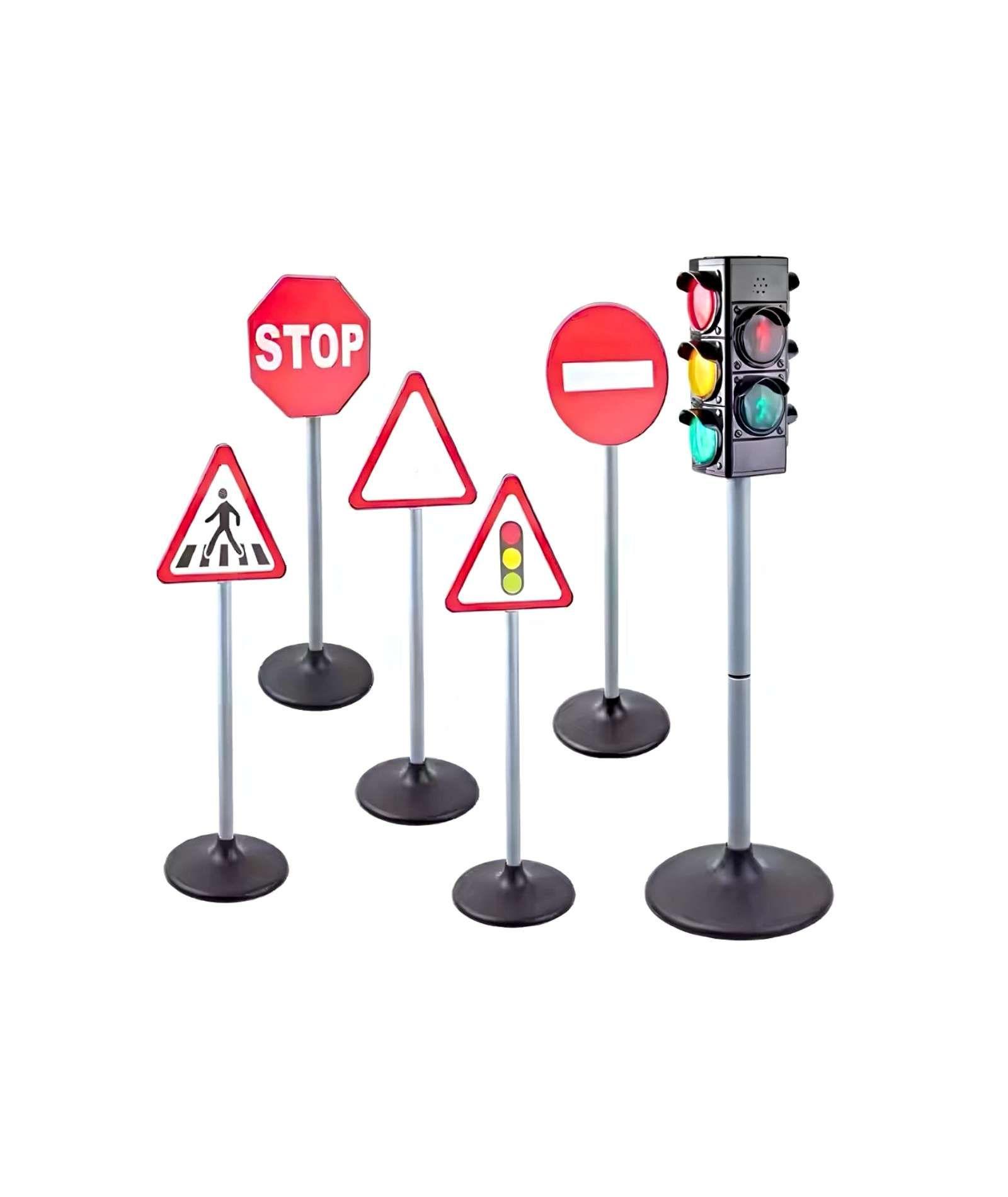 Mini Signos de Tránsito para Niños 5 Pzs-1