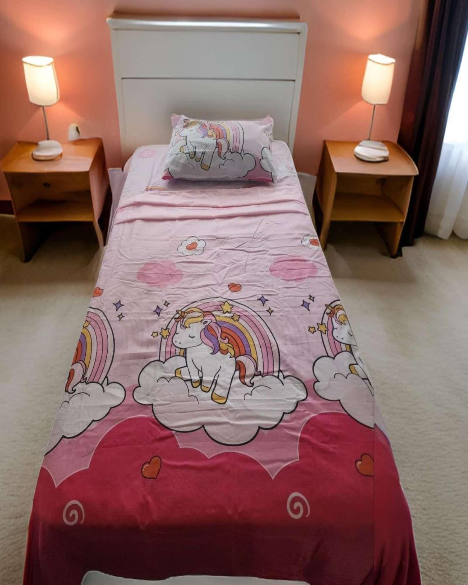 CUBRECAMA QUILT INFANTIL NIÑA MAS JUEGOS SABANAS 5 PIEZAS-4