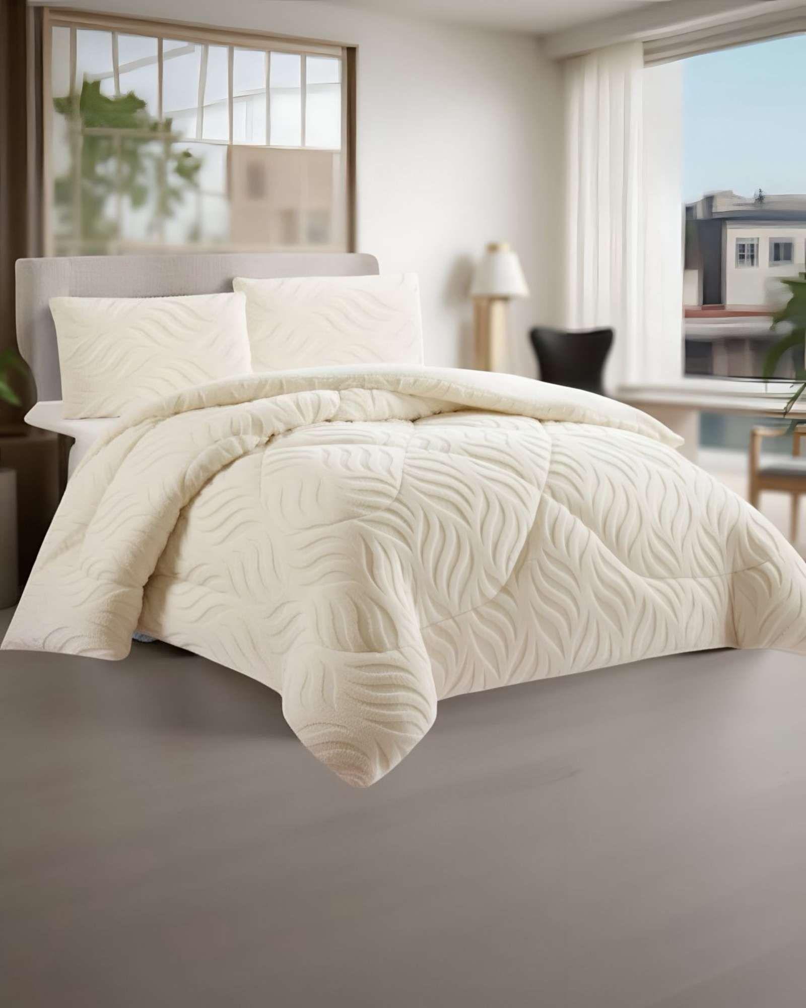 Cobertor Invierno King Elegante Térmico con Chiporro Premium 04-3