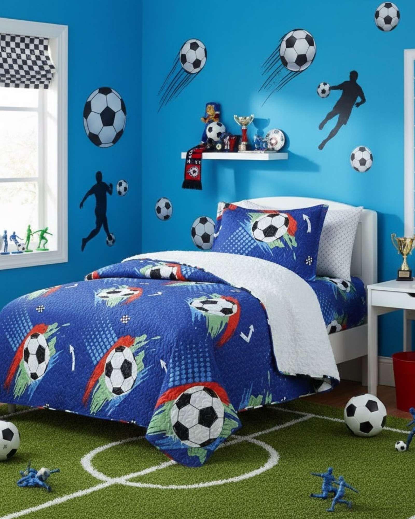 PACK CUBRECAMA SHERPA MAS SABANA DE POLAR PLAZA Y MEDIA-2