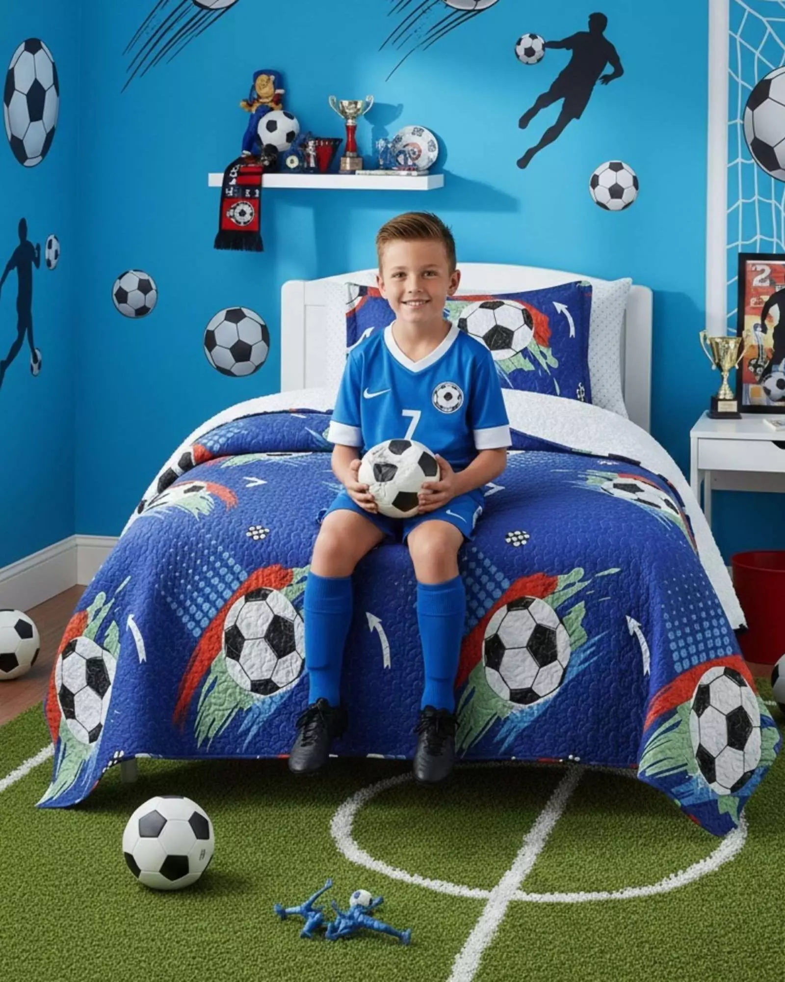 PACK CUBRECAMA SHERPA MAS SABANA DE POLAR PLAZA Y MEDIA-3