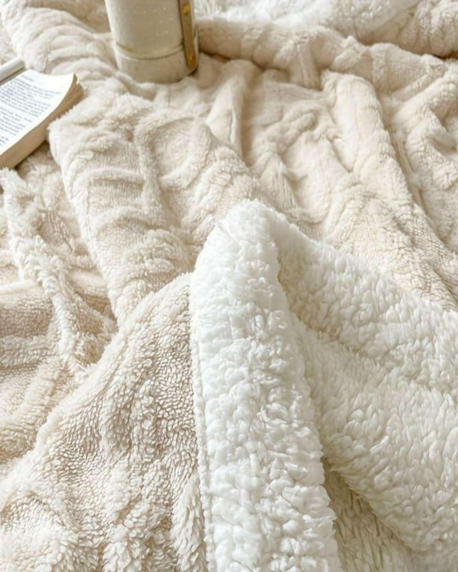 Frazada Invierno Trenzada 2 Plazas 230x200 cm 03-3