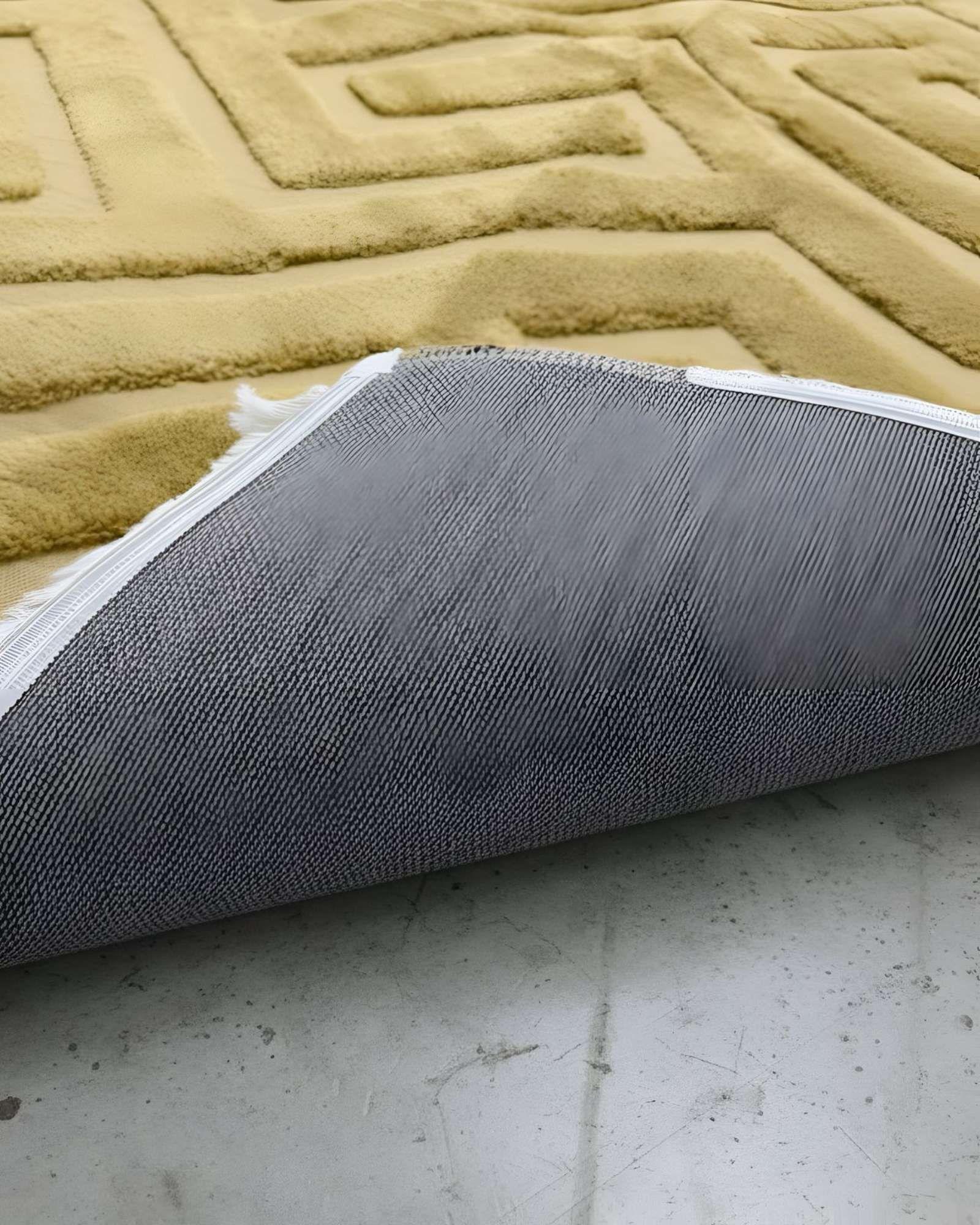 ALFOMBRA JACQUARD TEXTURIZADA CON DISEÑO Y FLECOS 200X240 CM A17-4