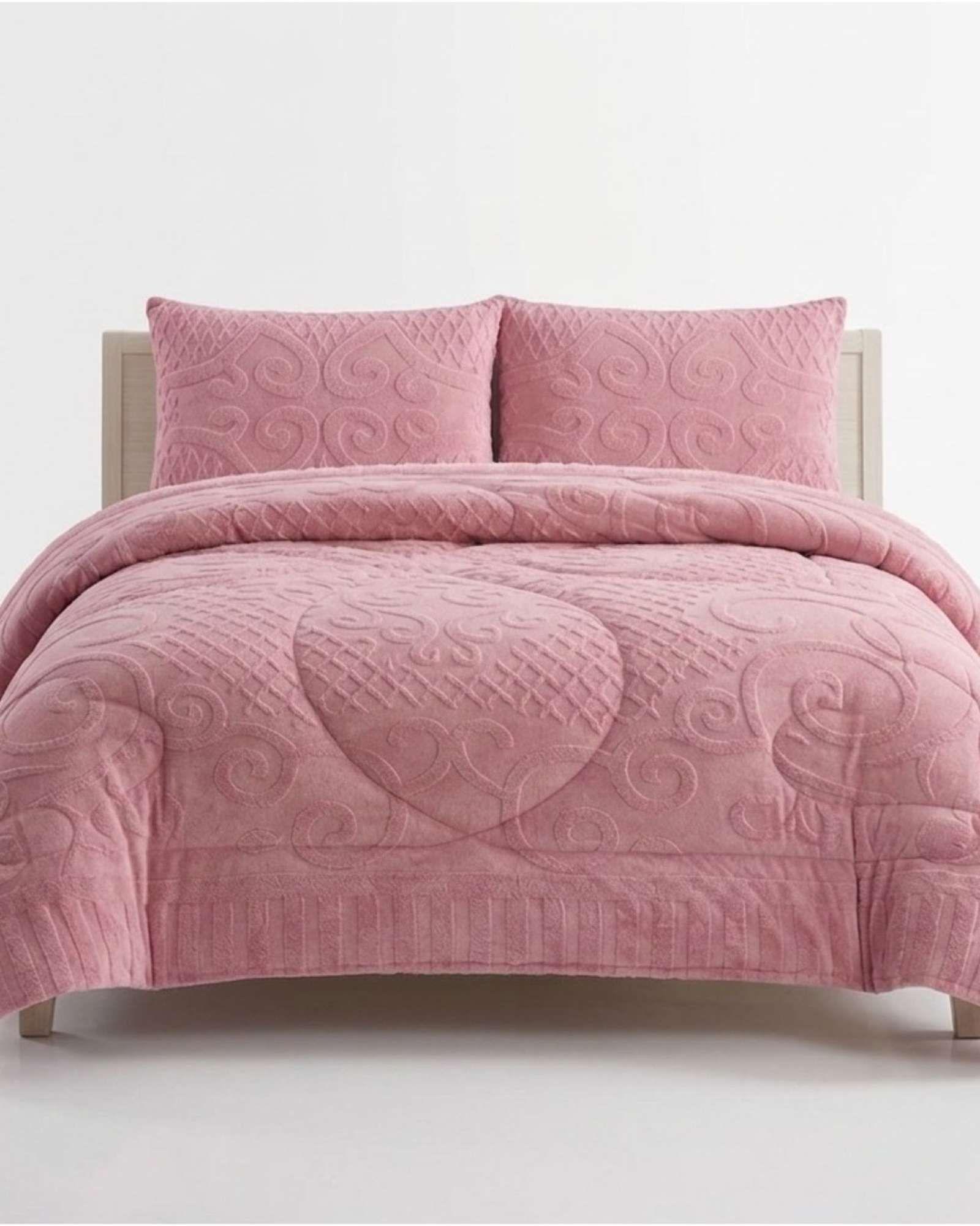 Cubrecama Edredon de Polar Ultra Suave Colección Confort Premium 2 Plazas A02-3