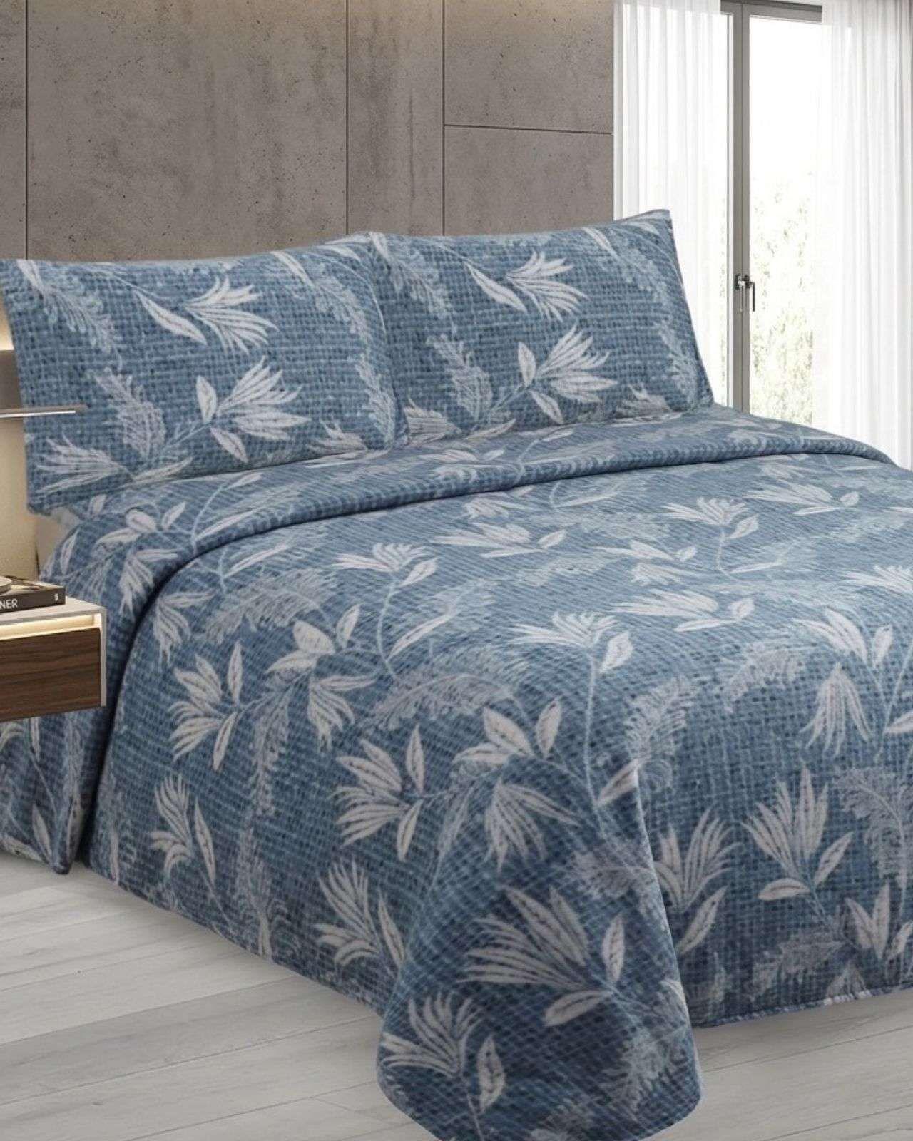 Juego de Sábanas De Polar Térmicas Invierno 2 plaza Diseño Moderno A3-3