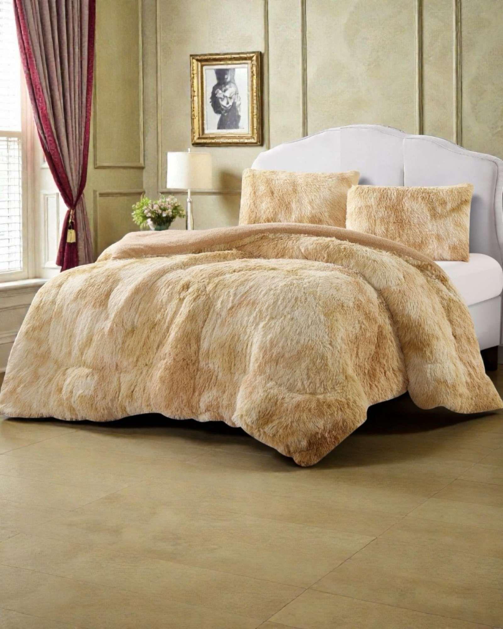 Cubrecama Otoño Invierno Chiporro Peludo Premium King 250 cm x 270 cm A91-3