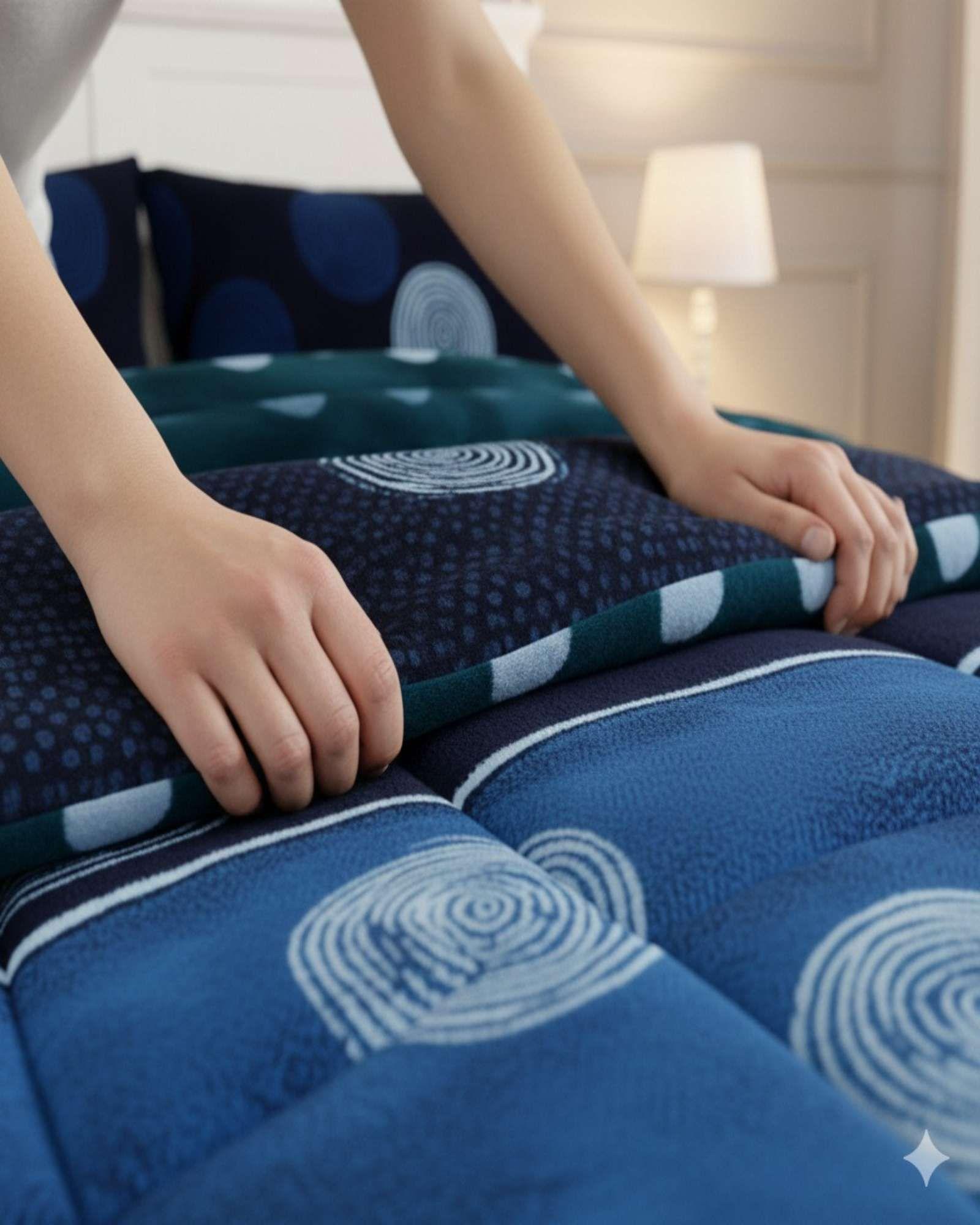 Cubrecama Premium Plush y Chiporro azul King-2