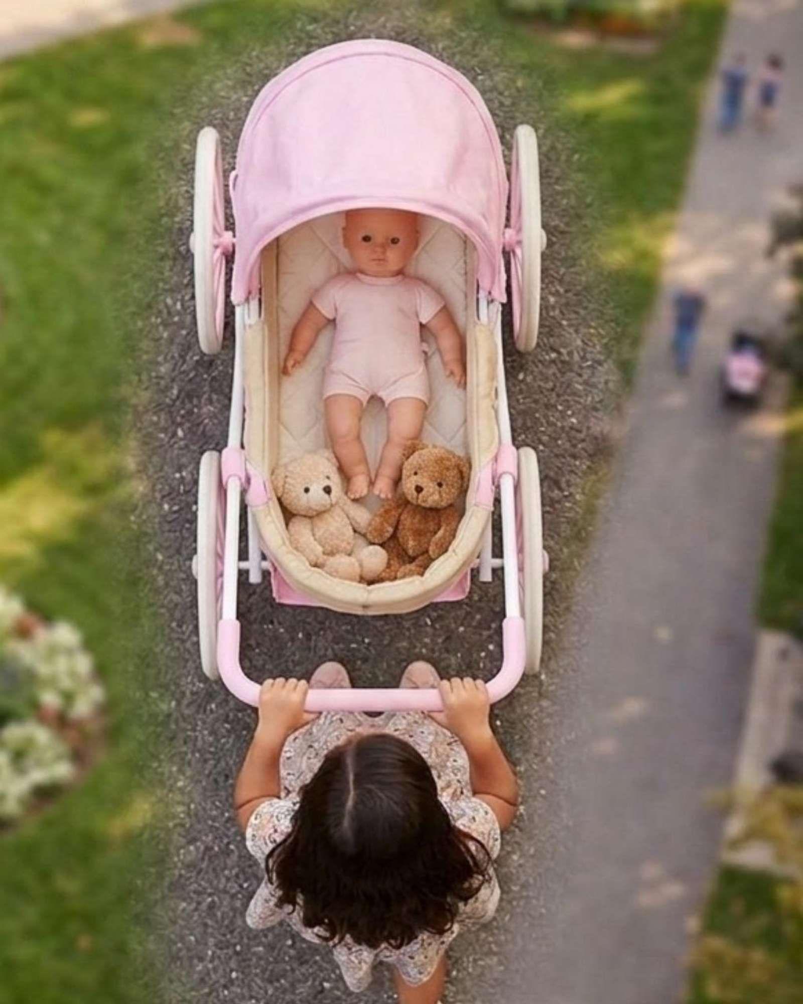 Coche de Muñecas infantil bolso de regalo Estilo Clásico01-3