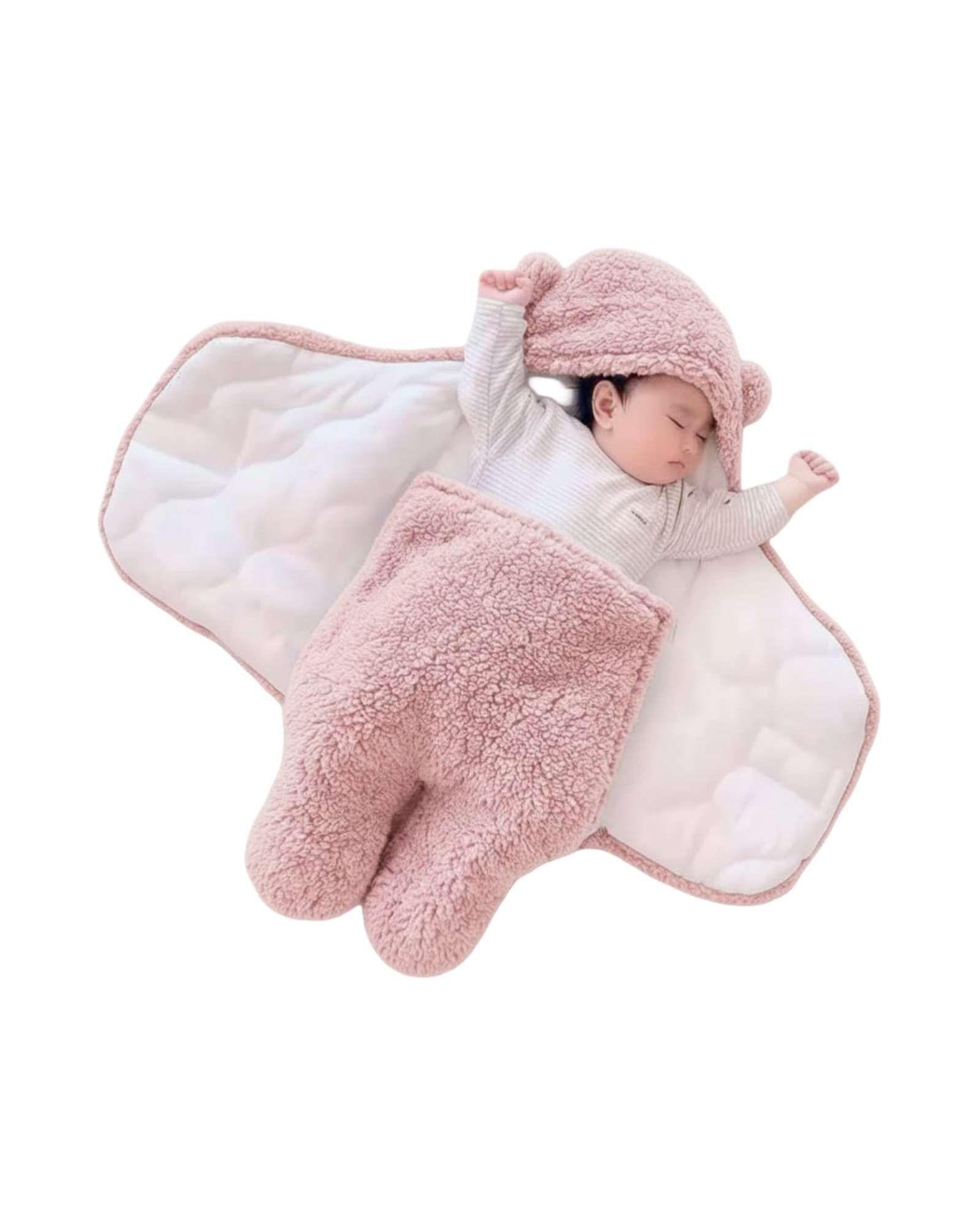 SACO DE BEBÉ OSITO TALLA 6 Meses ROSADO-3