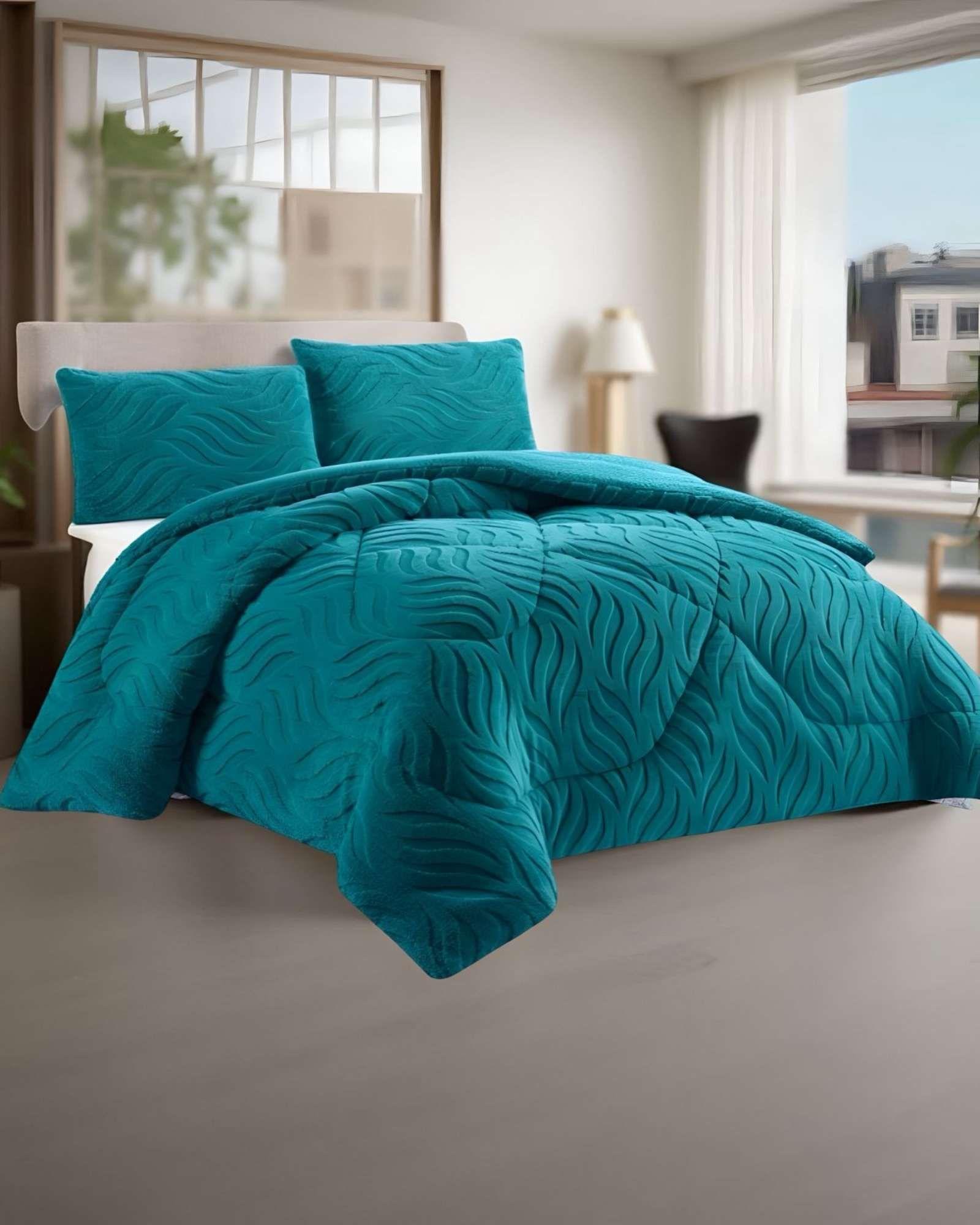 Cobertor Invierno King Elegante Térmico con Chiporro Premium 09-4