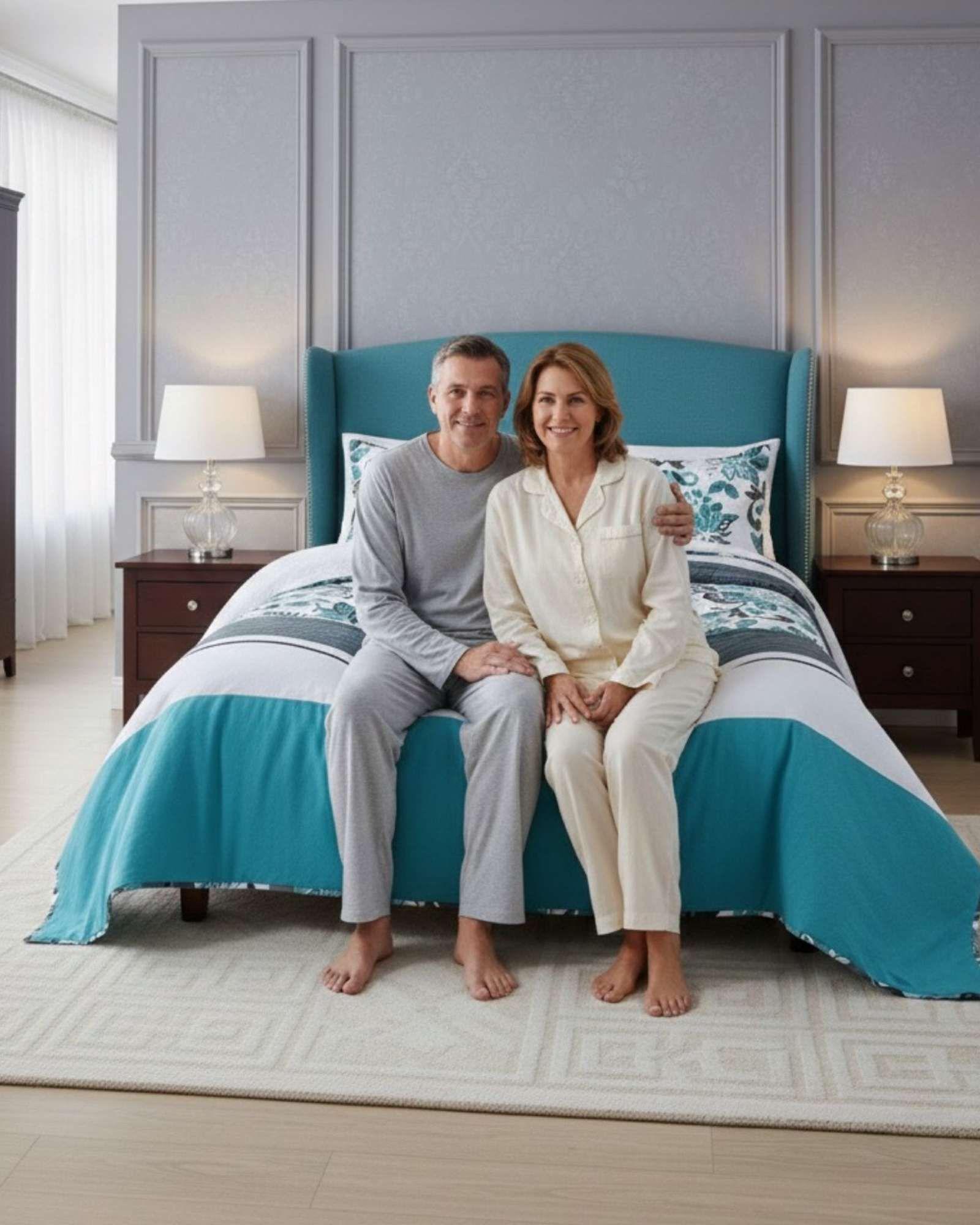 CUBRECAMA QUILT CON SHERPA 2 PLAZA 230 CM X 250 CM B21-2