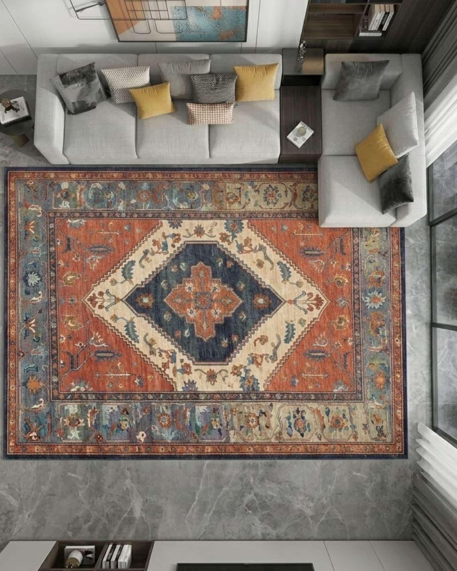 ALFOMBRA PARA LIVING ANTIDESLIZANTE SOFISTICADA-3