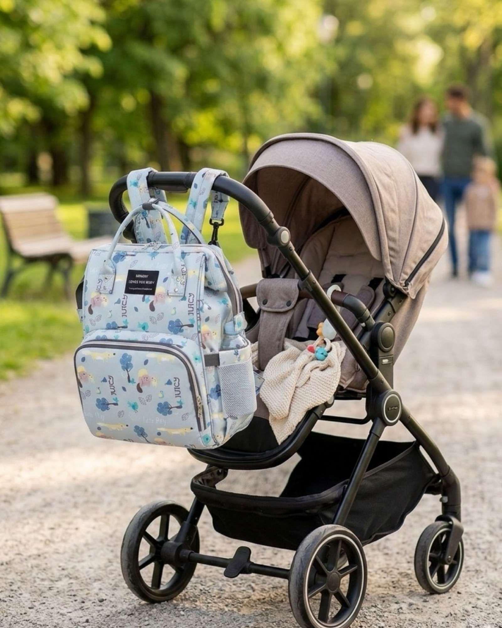 Mochila Maternal Bolso Pañalera Térmica Impermeable Premium 02-0