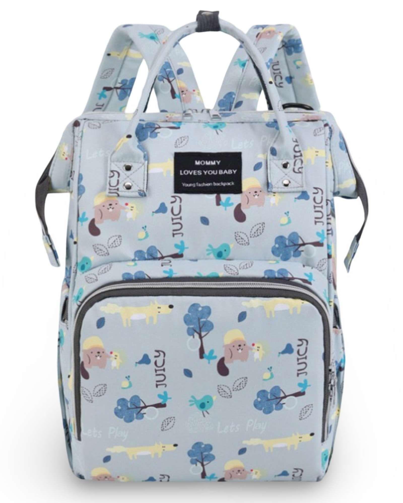 Mochila Maternal Bolso Pañalera Térmica Impermeable Premium 02-4