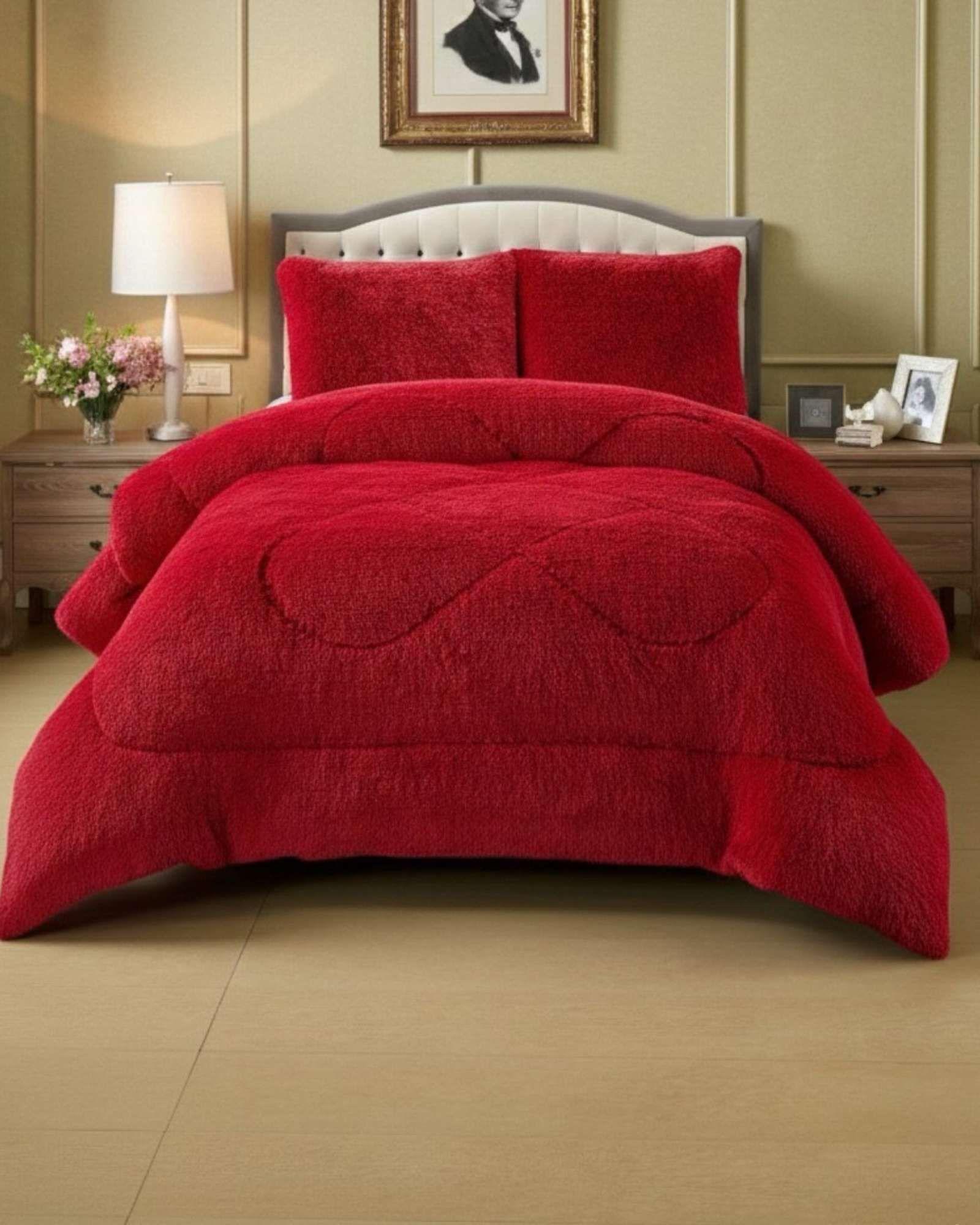 Cubrecama Otoño Invierno Chiporro Peludo Premium King 250 cm x 270 cm A93-2