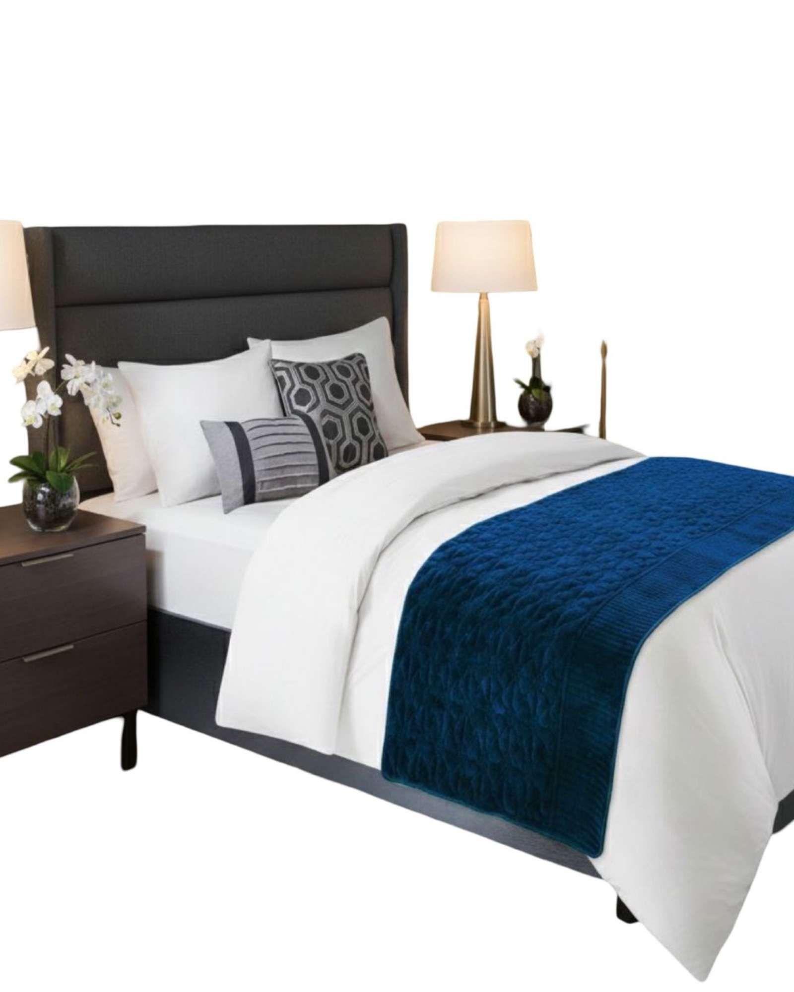 Piecera de Cama Velvet Luxury 90 x 210 cm A8-4