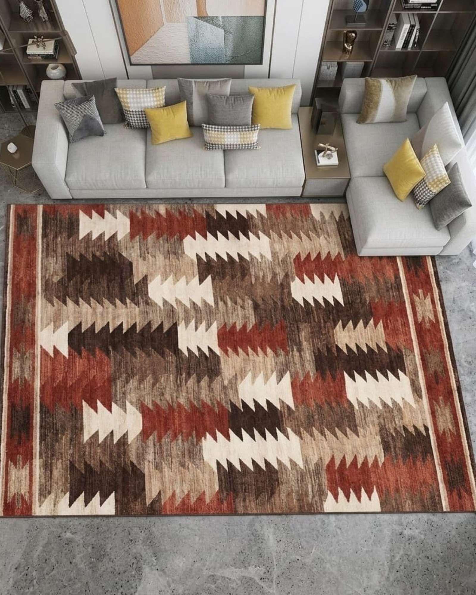 ALFOMBRA PARA LIVING ANTIDESLIZANTE CON DISEÑOS 3D -2