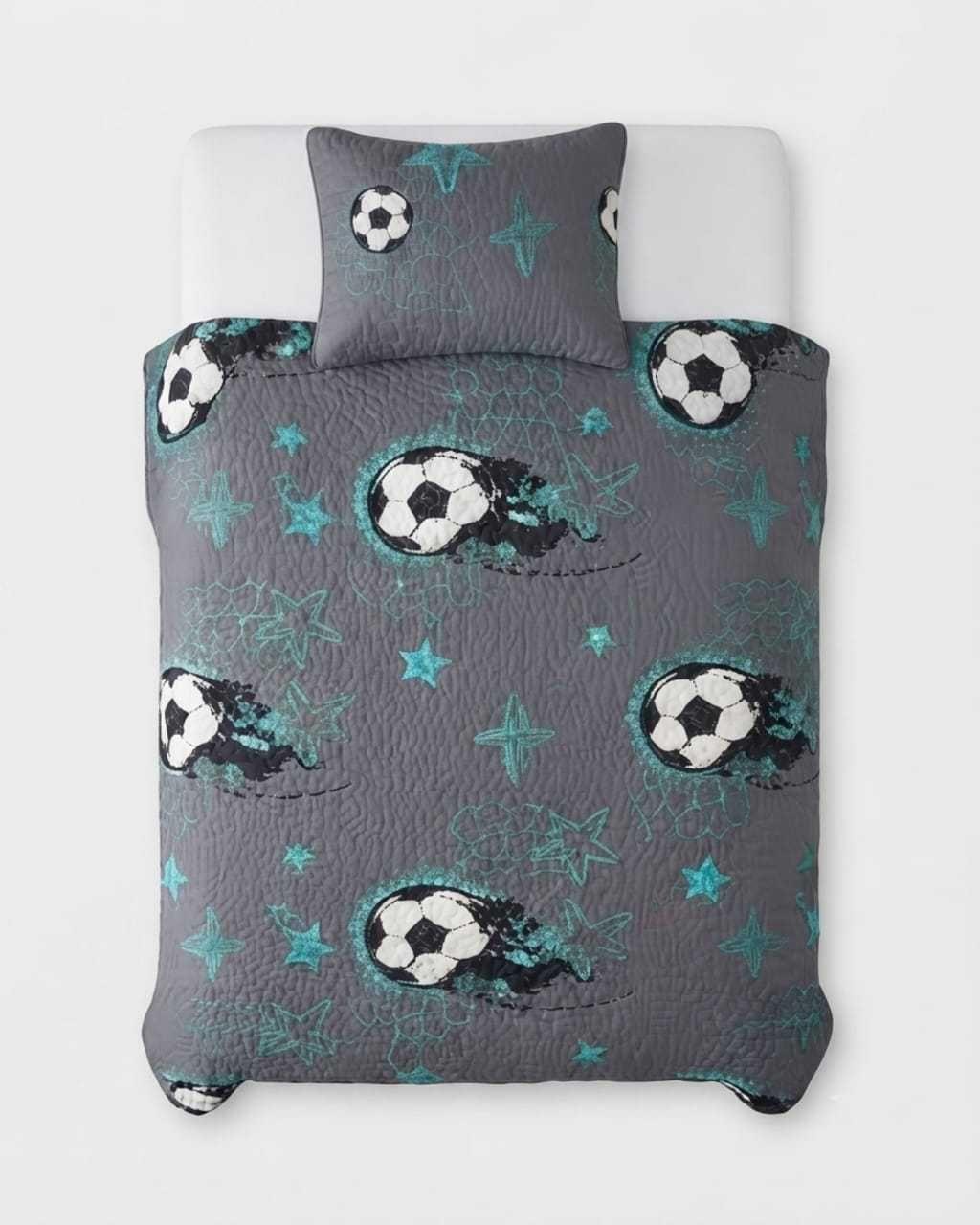 Cubrecama Quilt de Verano Plaza y Media Diseños Infantiles Mas Funda-1