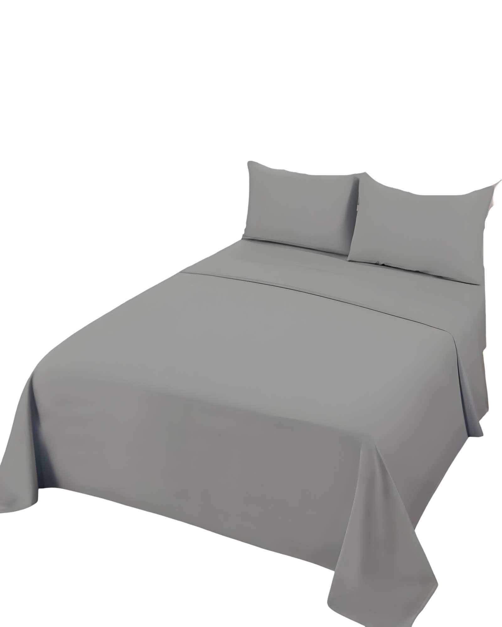 JUEGO DE SABANAS KING GRIS-0
