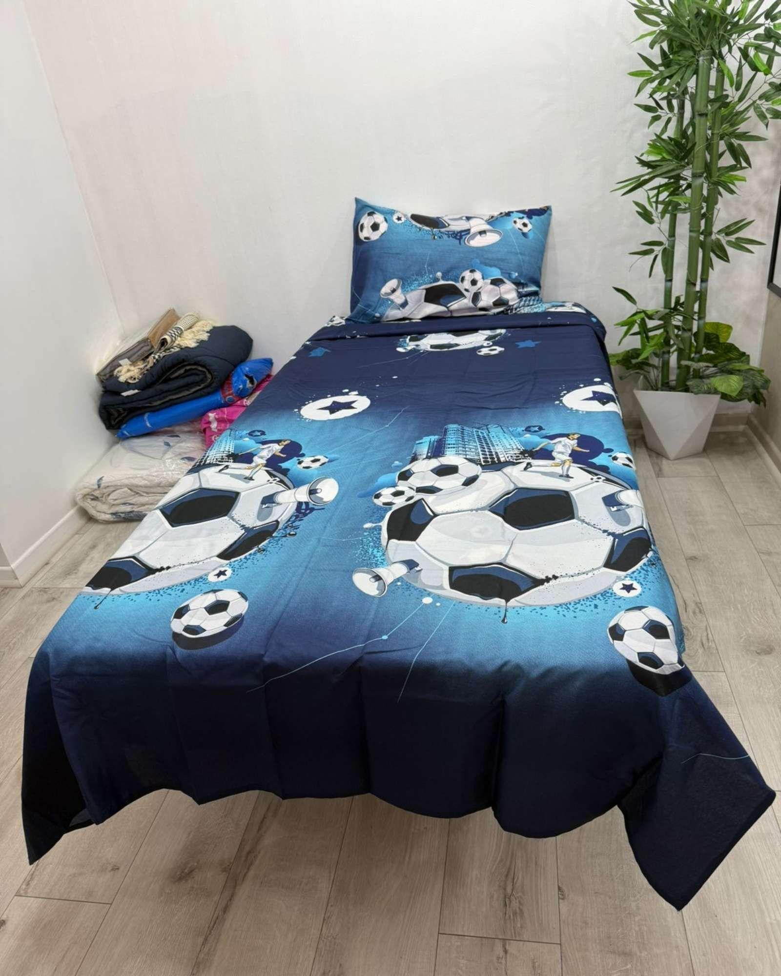 Juego de Sábanas Infantiles Pasión Futbolera Plaza y Media-3