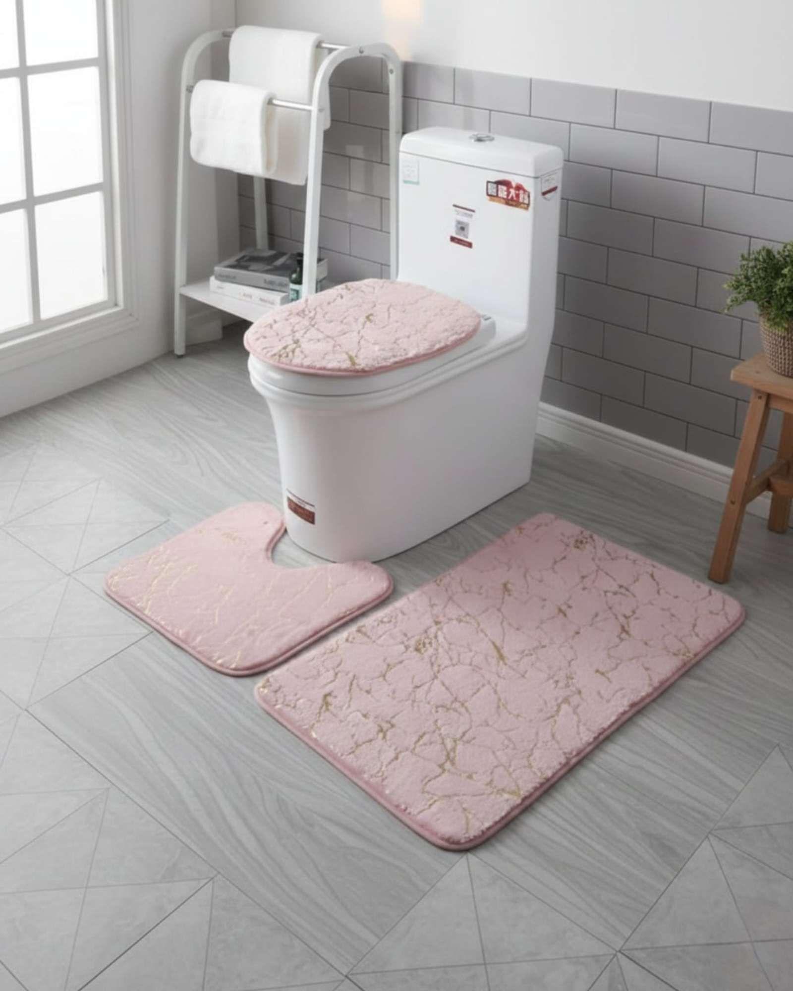 SET DE BAÑO 3 PIEZAS DISEÑO MÁRMOL PREMIUM A3-2