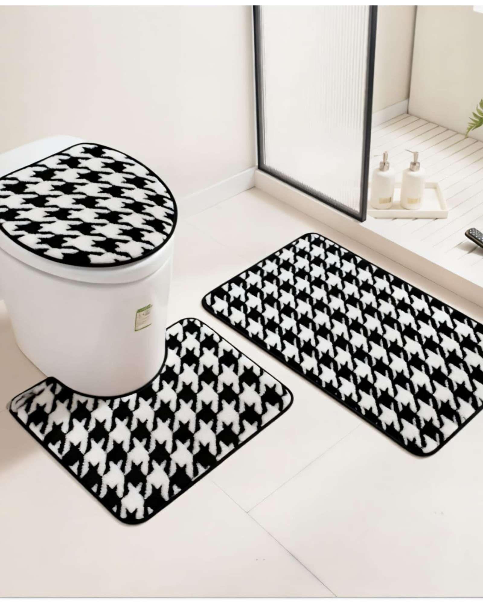 SET DE BAÑO 3 PIEZAS PREMIUM DISEÑOS EXCLUSIVOS Y TEXTURA ULTRA SUAVE A2-1