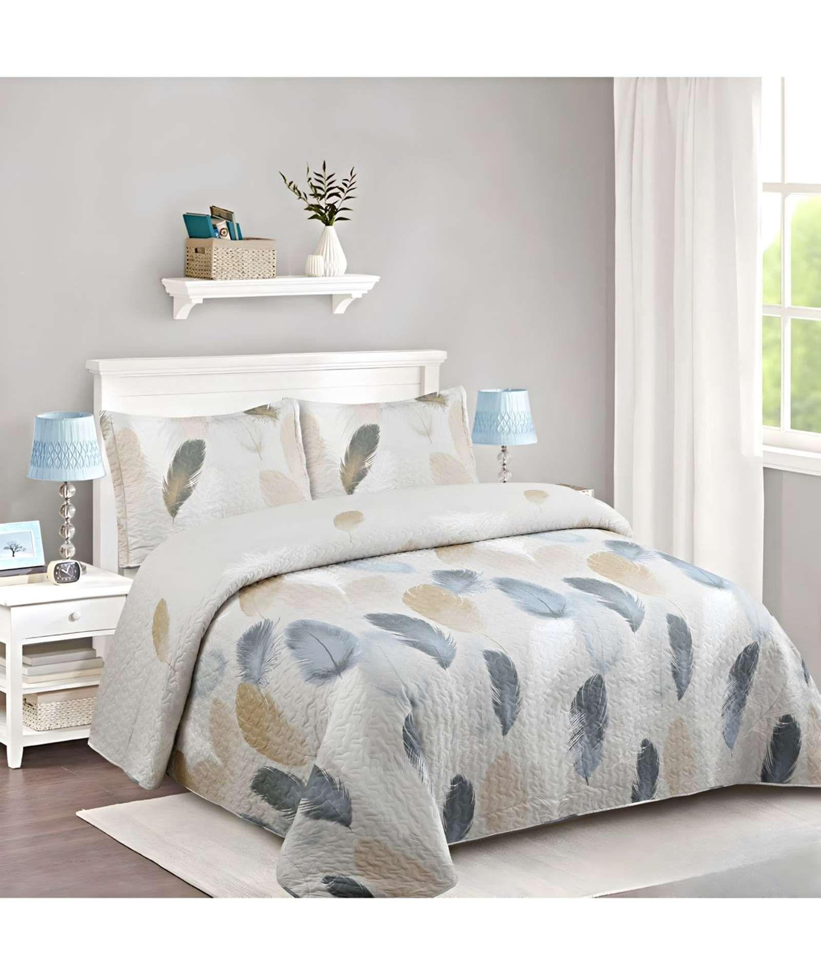 CUBRECAMA QUILT DE VERANO 2 PLAZAS A19-2