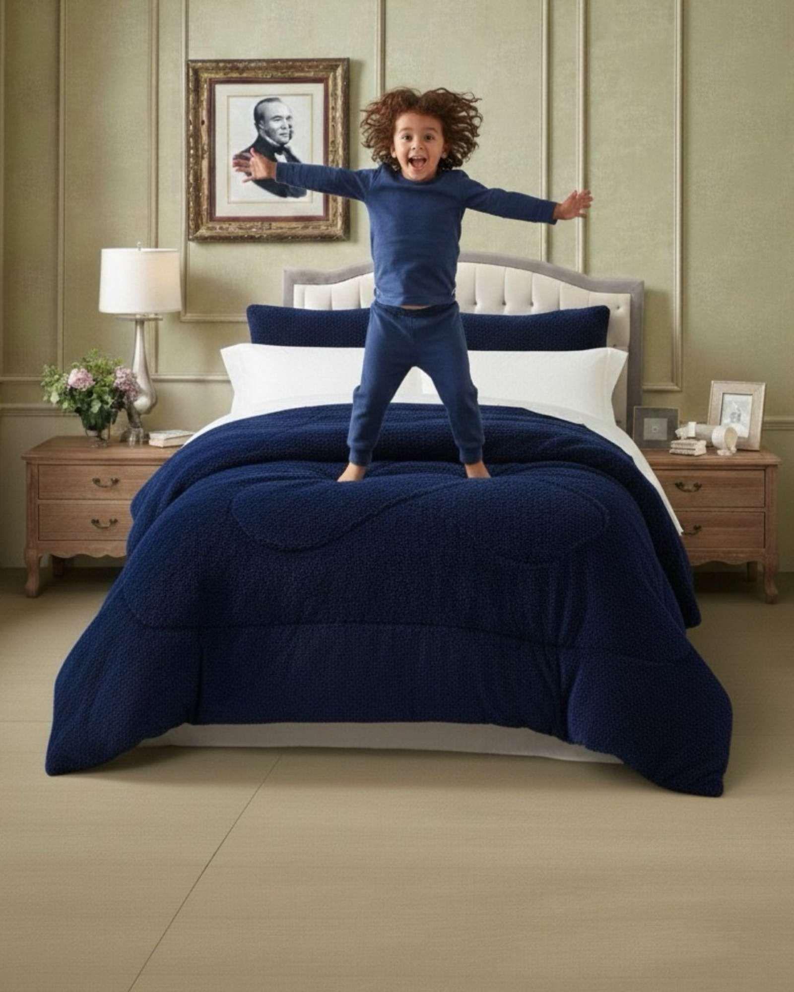 Cubrecama Otoño Invierno Chiporro Peludo Premium King 250 cm x 270 cm A81-4