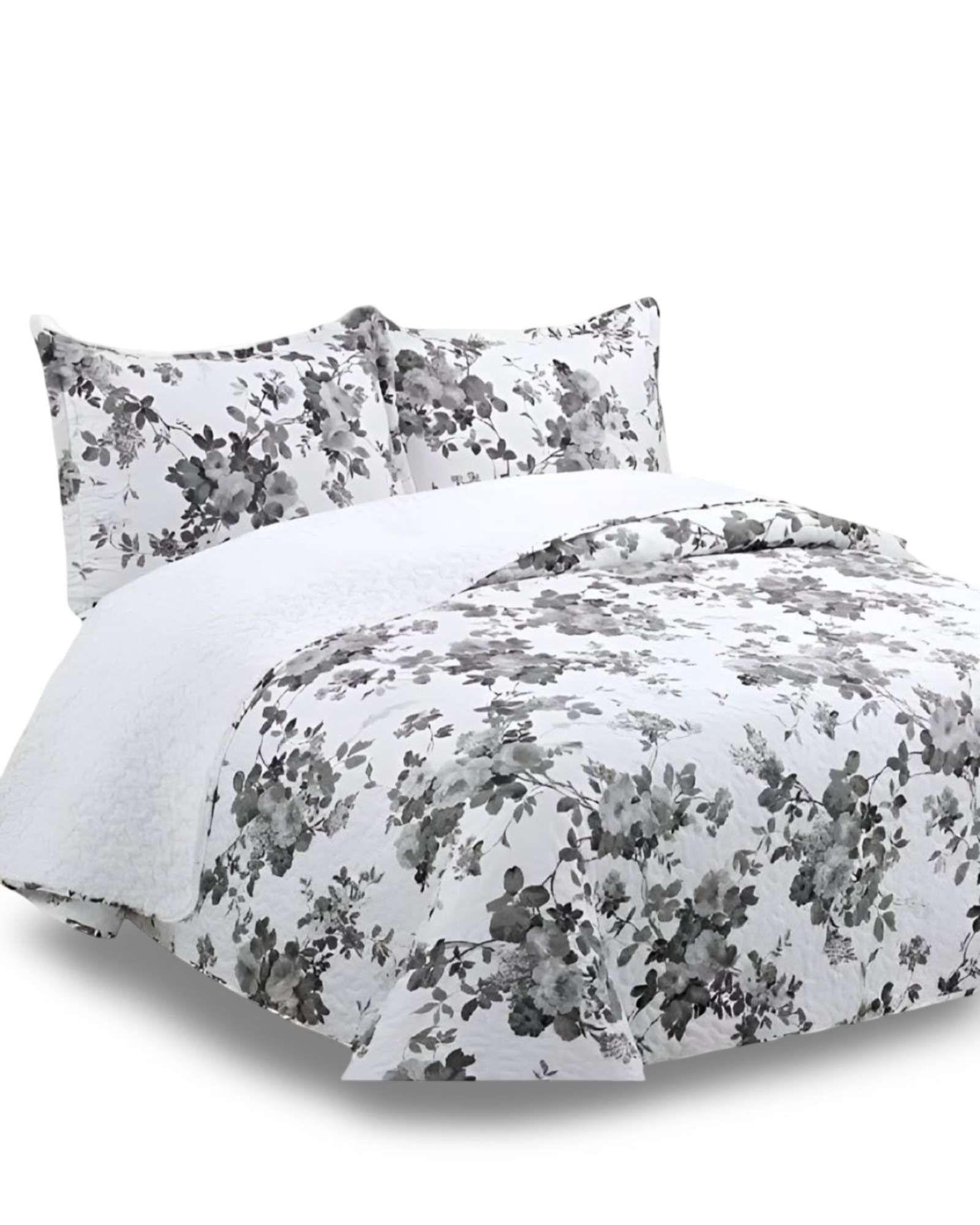 CUBRECAMA QUILT CON SHERPA 2 PLAZA 230 CM X 250 CM B25-4