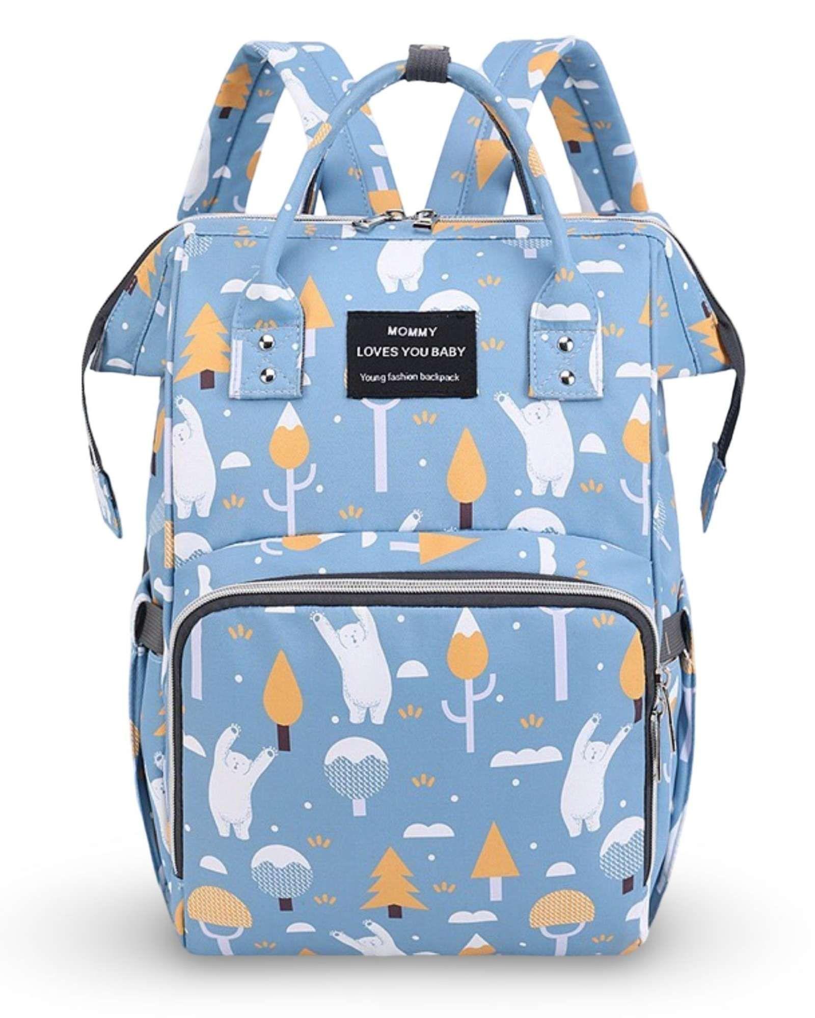Mochila Maternal Bolso Pañalera Térmica Impermeable Premium 03-4