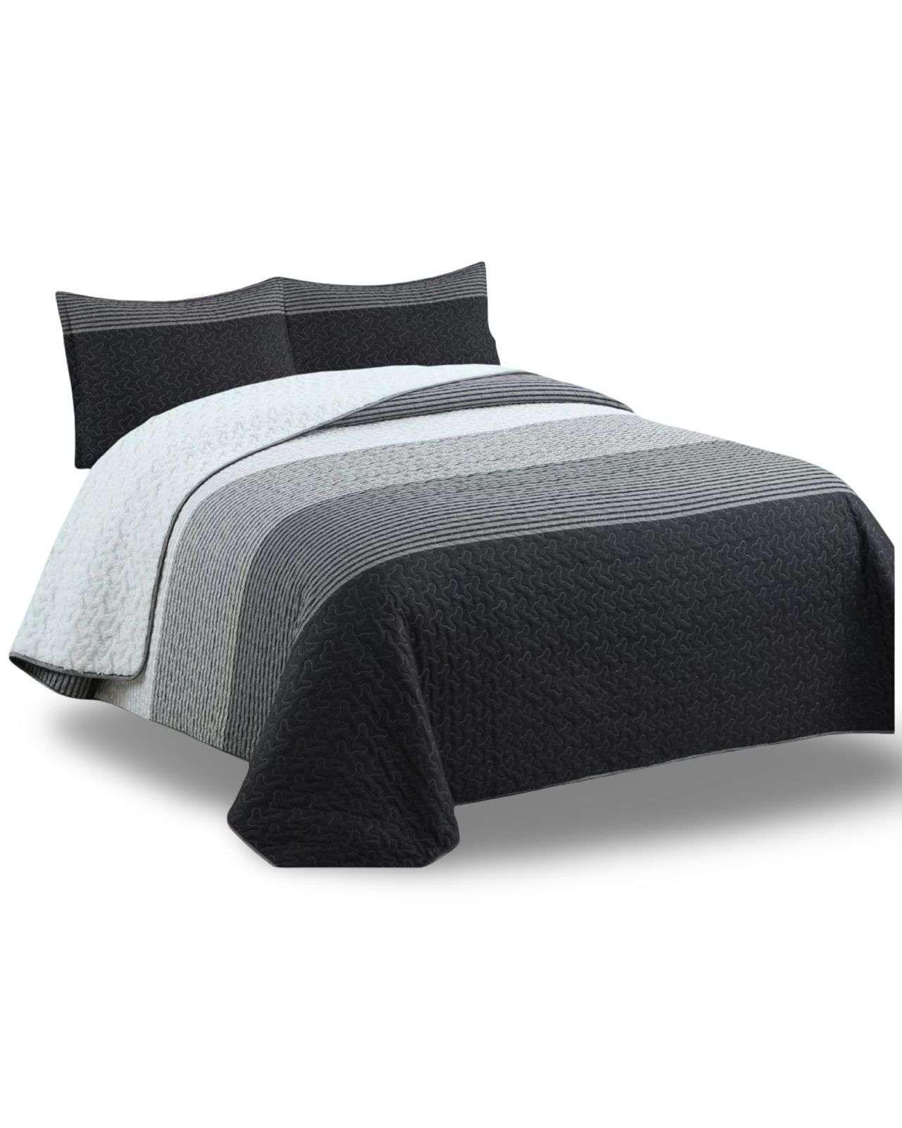 CUBRECAMA QUILT SHERPA PLAZA Y MEDIA 180 X 230 CM A18-4