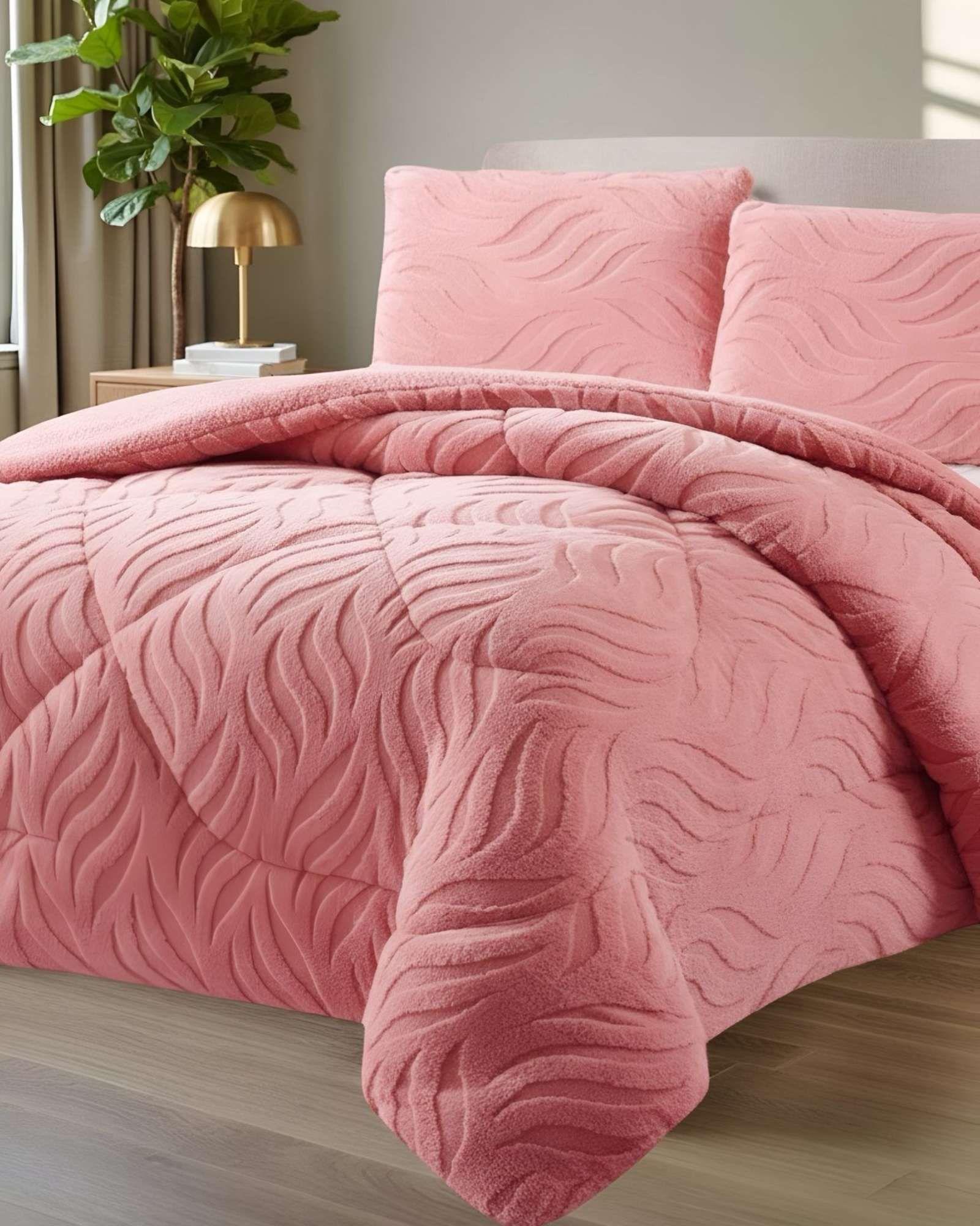 Cobertor Invierno 2 Plazas Elegante Térmico con Chiporro Premium 06-4