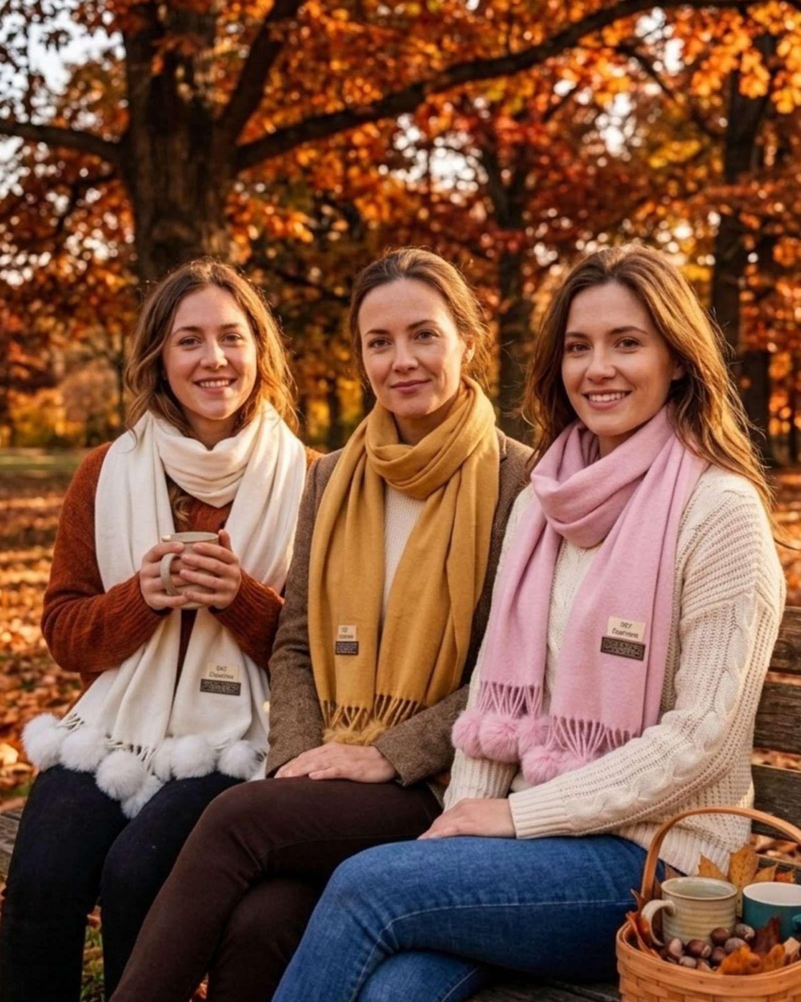 Bufanda Chalón Premium Con Pompones Tacto Cashmere01-4