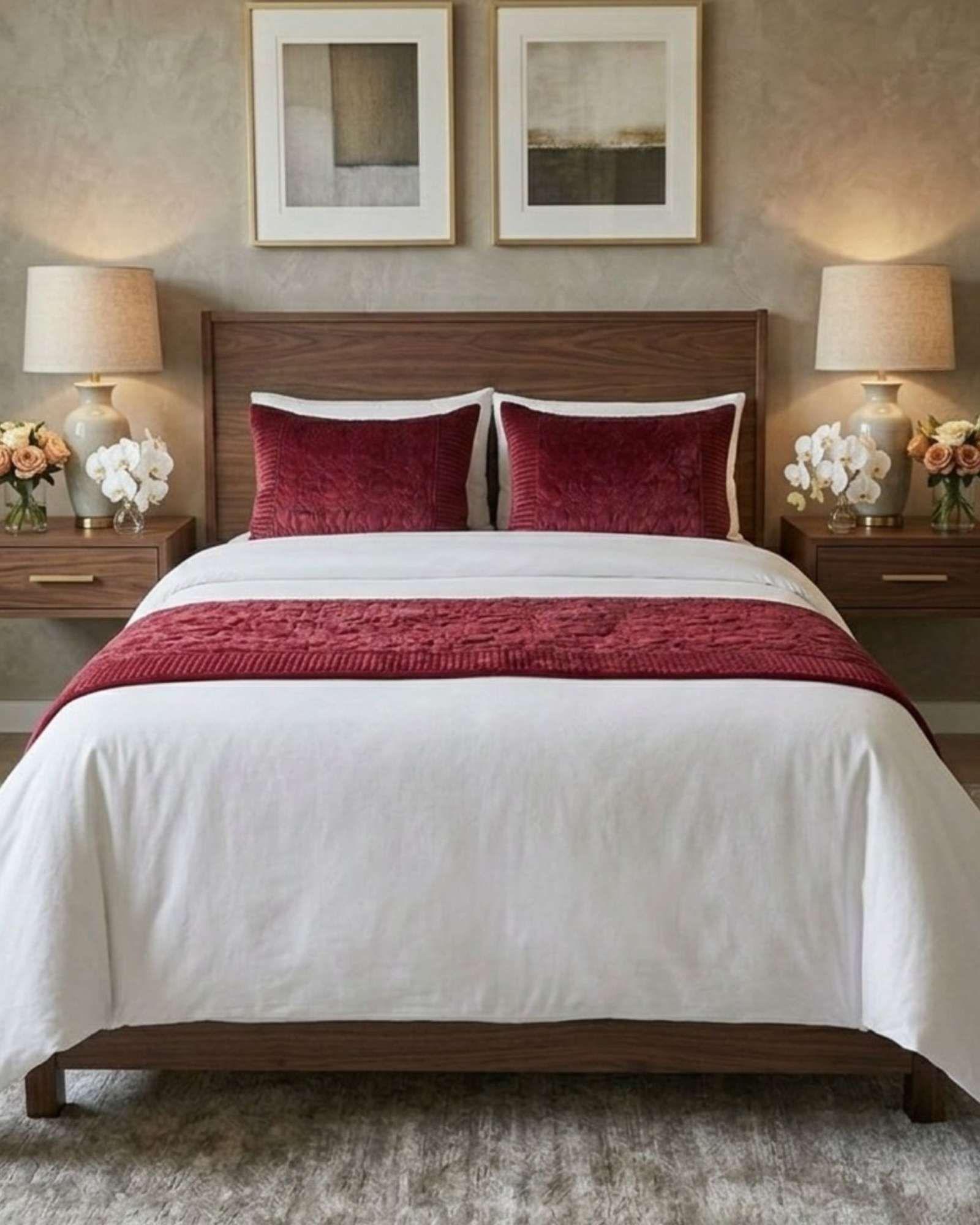 Piecera de Cama Premium Textura Soft y Calidez 90x210 cm A6-2